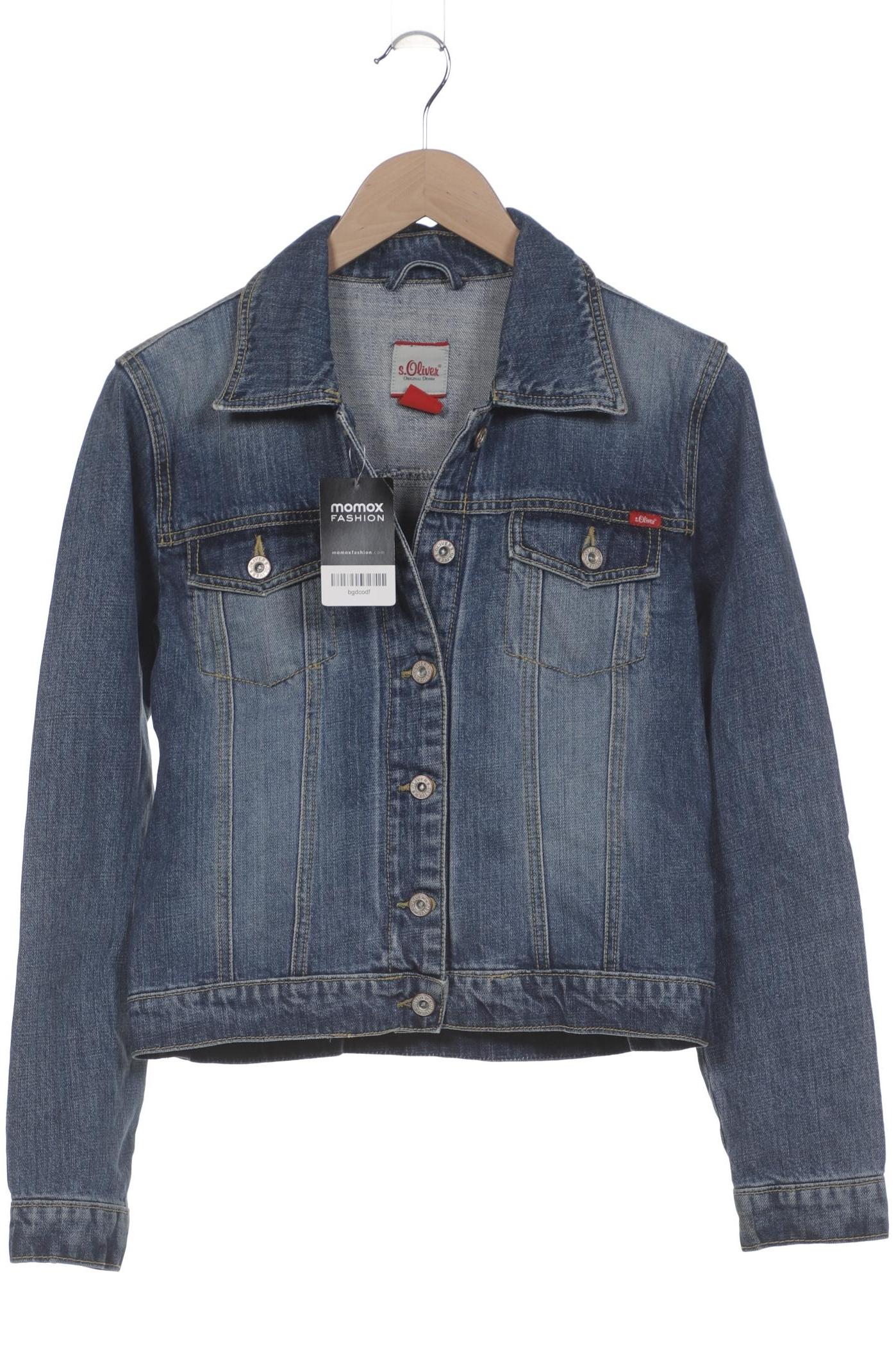 

s.Oliver Damen Jacke, blau, Gr. 34