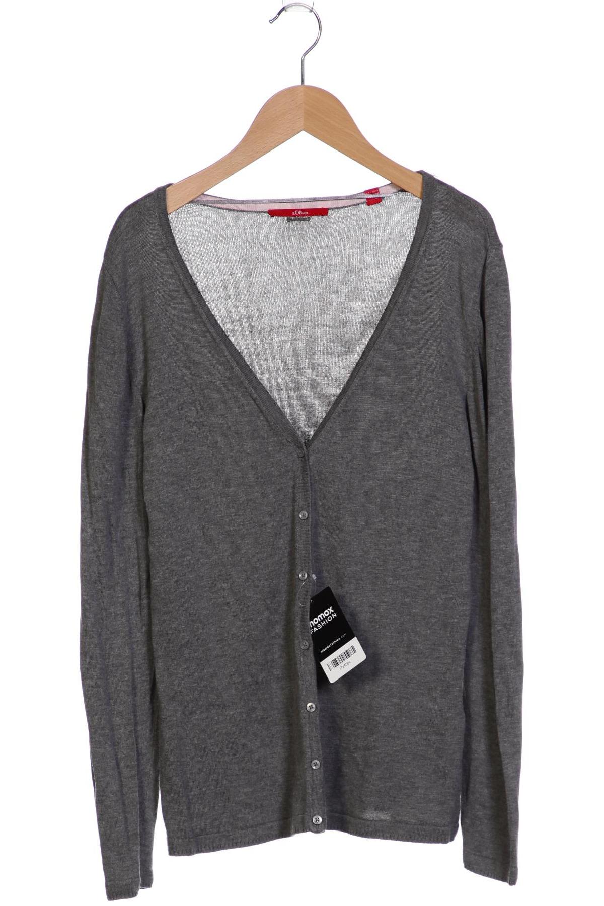 

s.Oliver Damen Strickjacke, grau