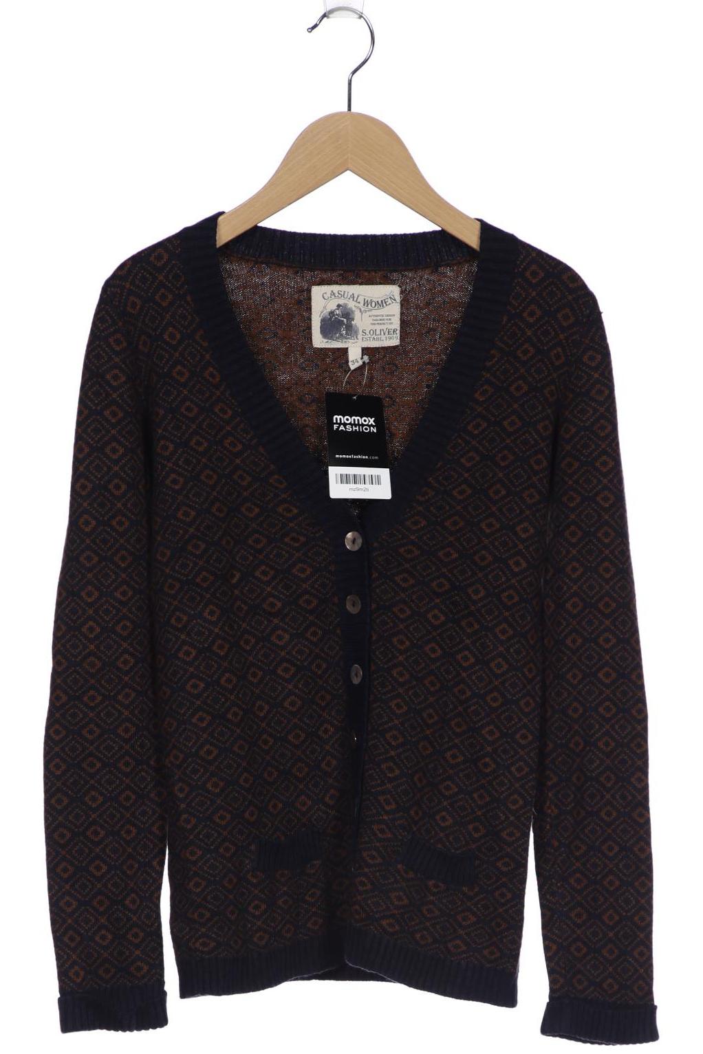 

s.Oliver Damen Strickjacke, marineblau, Gr. 34