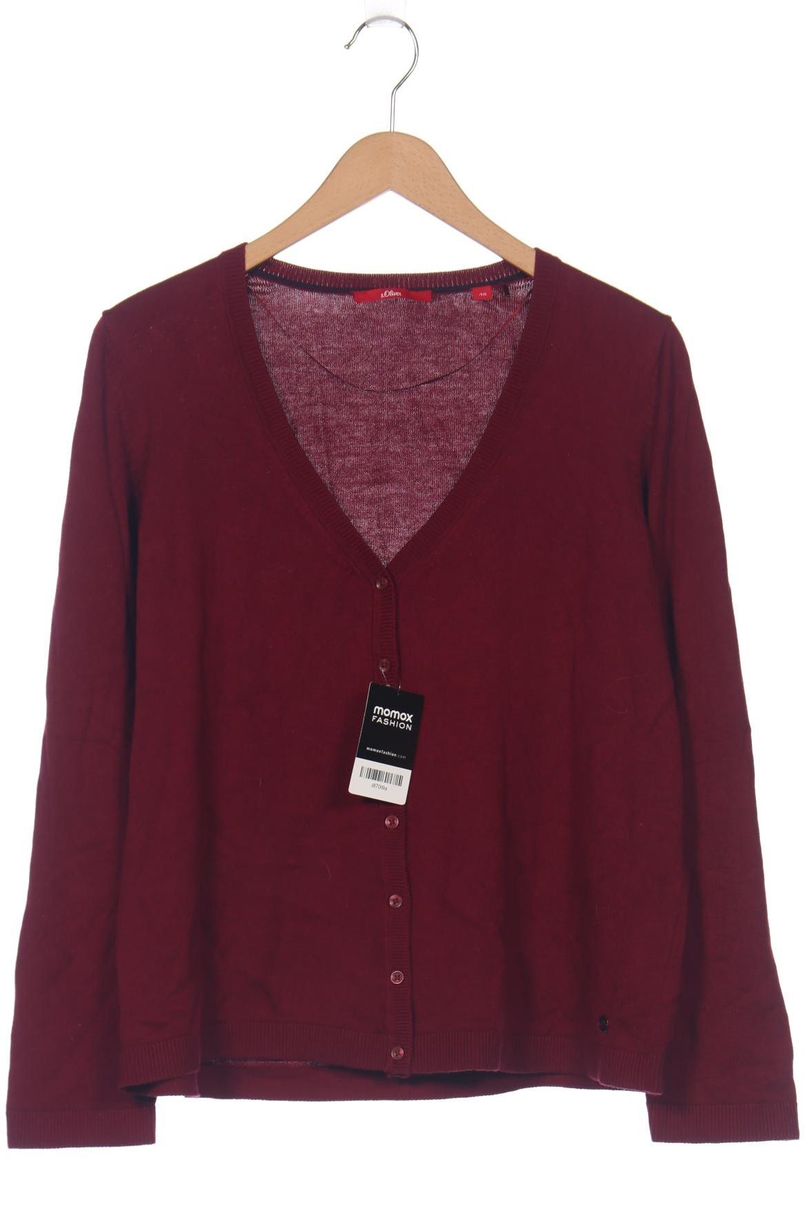 

s.Oliver Damen Strickjacke, bordeaux, Gr. 46