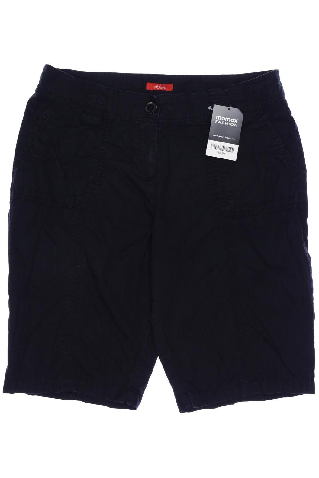 

s.Oliver Damen Shorts, schwarz, Gr. 38