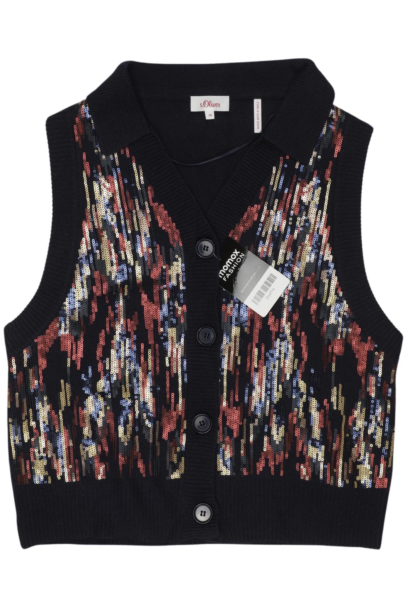 

s.Oliver Damen Weste, mehrfarbig, Gr. 36