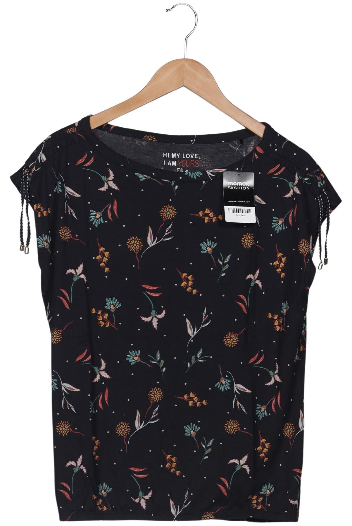 

s.Oliver Damen T-Shirt, marineblau, Gr. 36