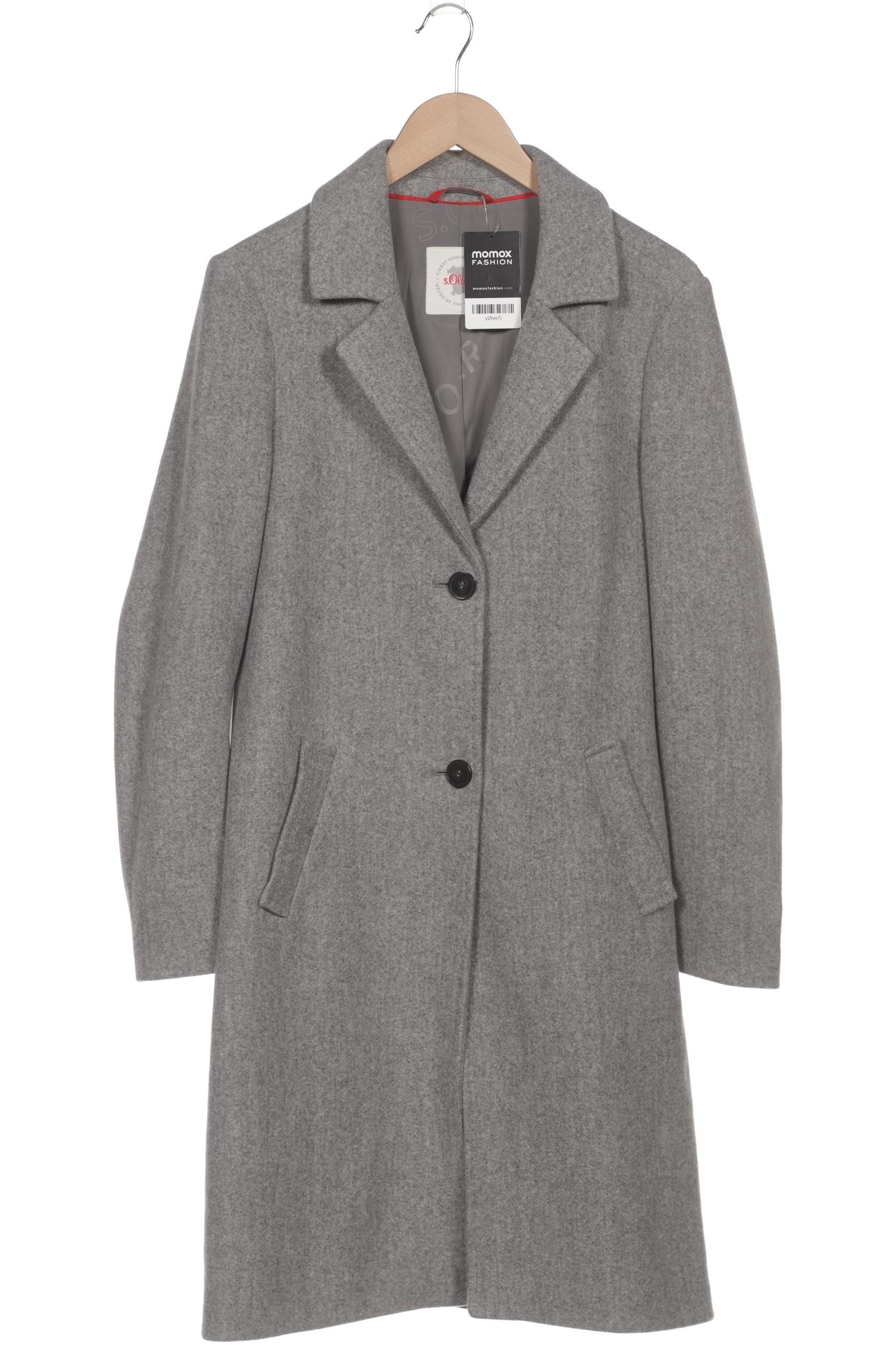 

s.Oliver Damen Mantel, grau, Gr. 38