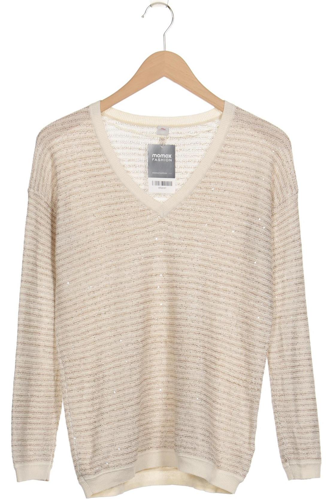 

s.Oliver Damen Pullover, beige, Gr. 36