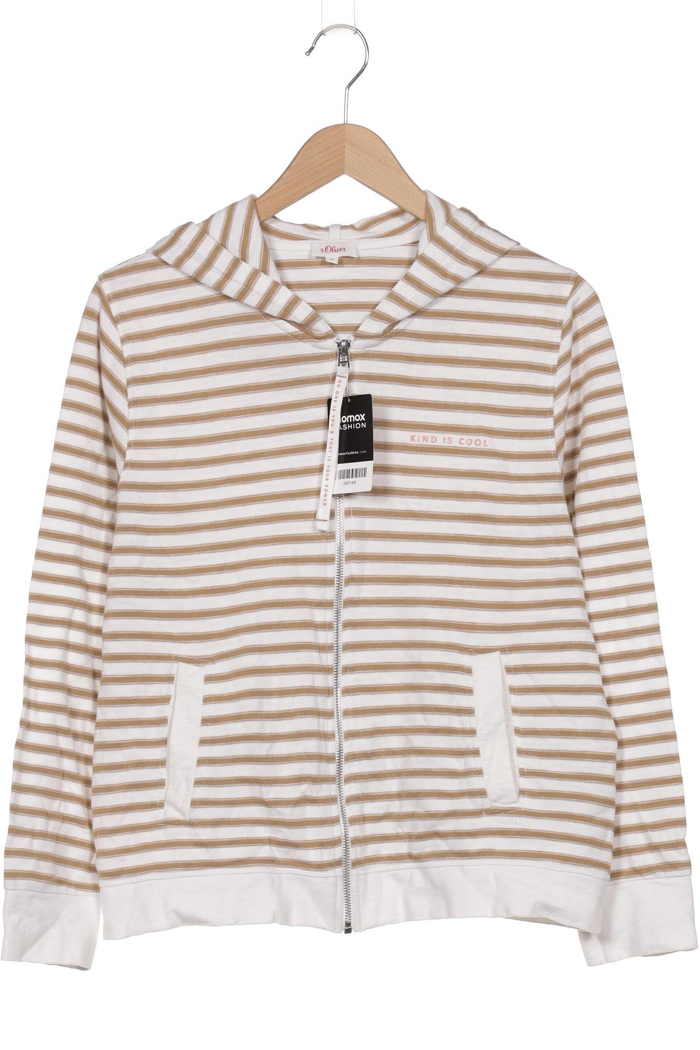 

s.Oliver Damen Kapuzenpullover, weiß, Gr. 40