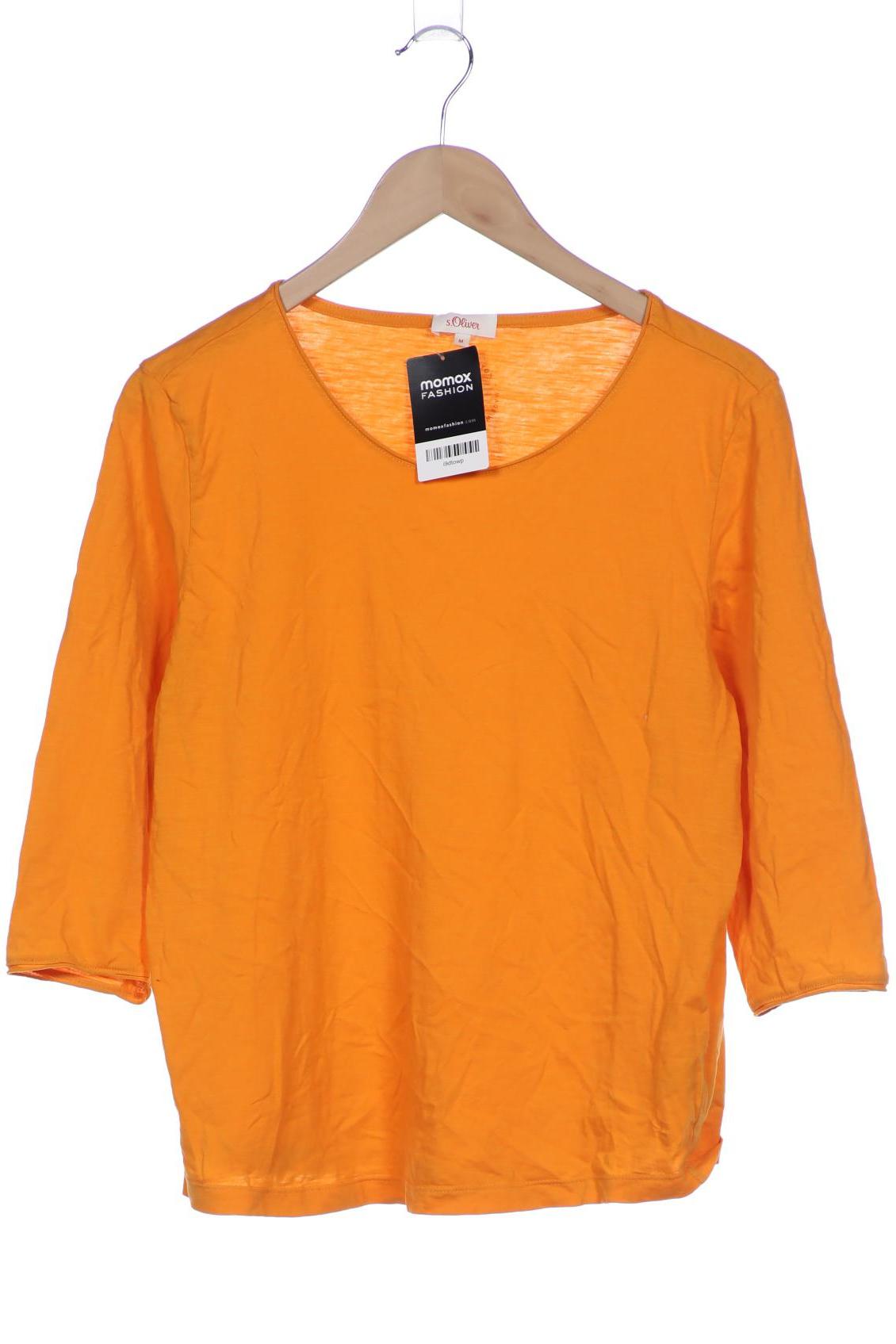 

s.Oliver Damen Langarmshirt, orange, Gr. 38