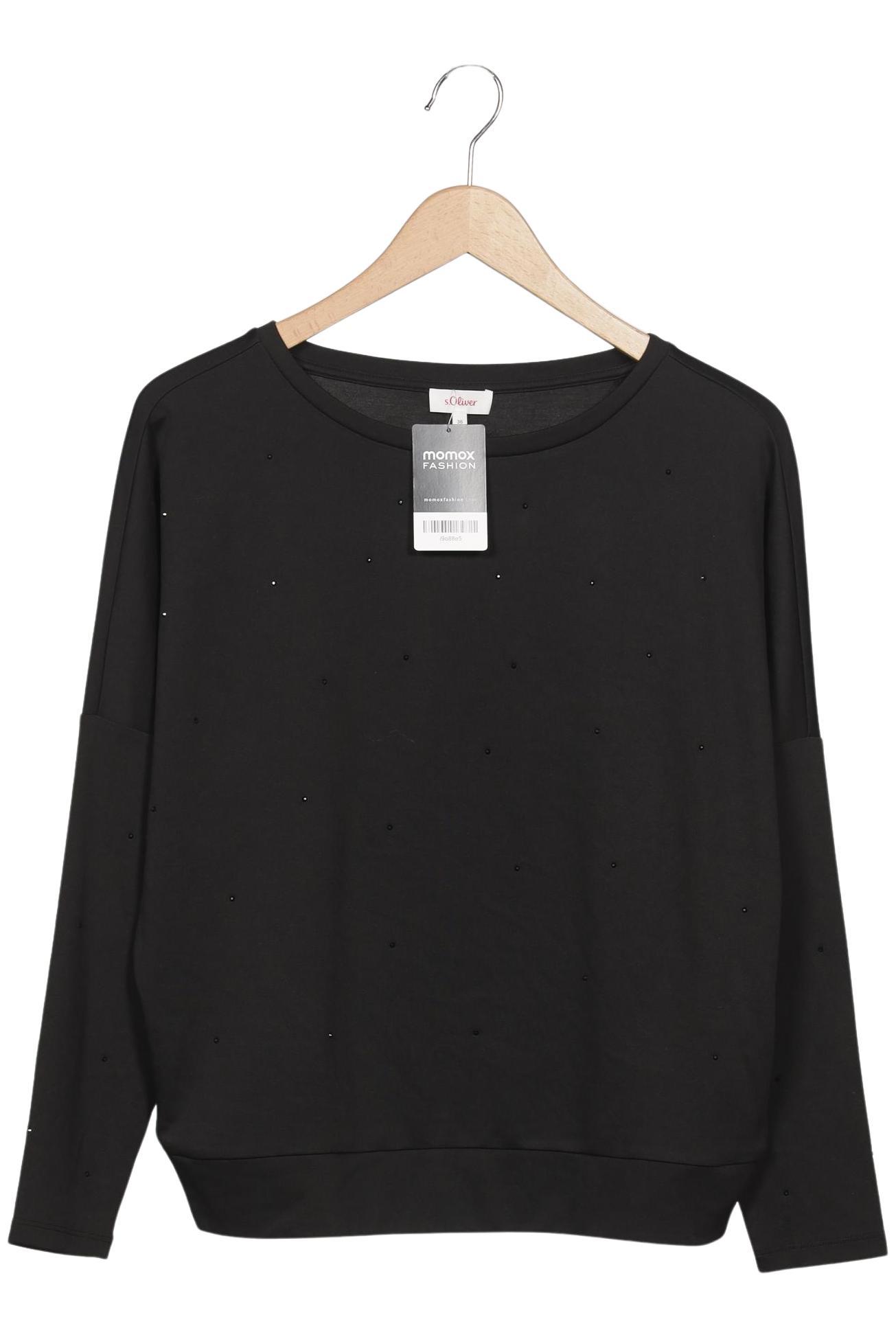 

s.Oliver Damen Sweatshirt, schwarz, Gr. 36