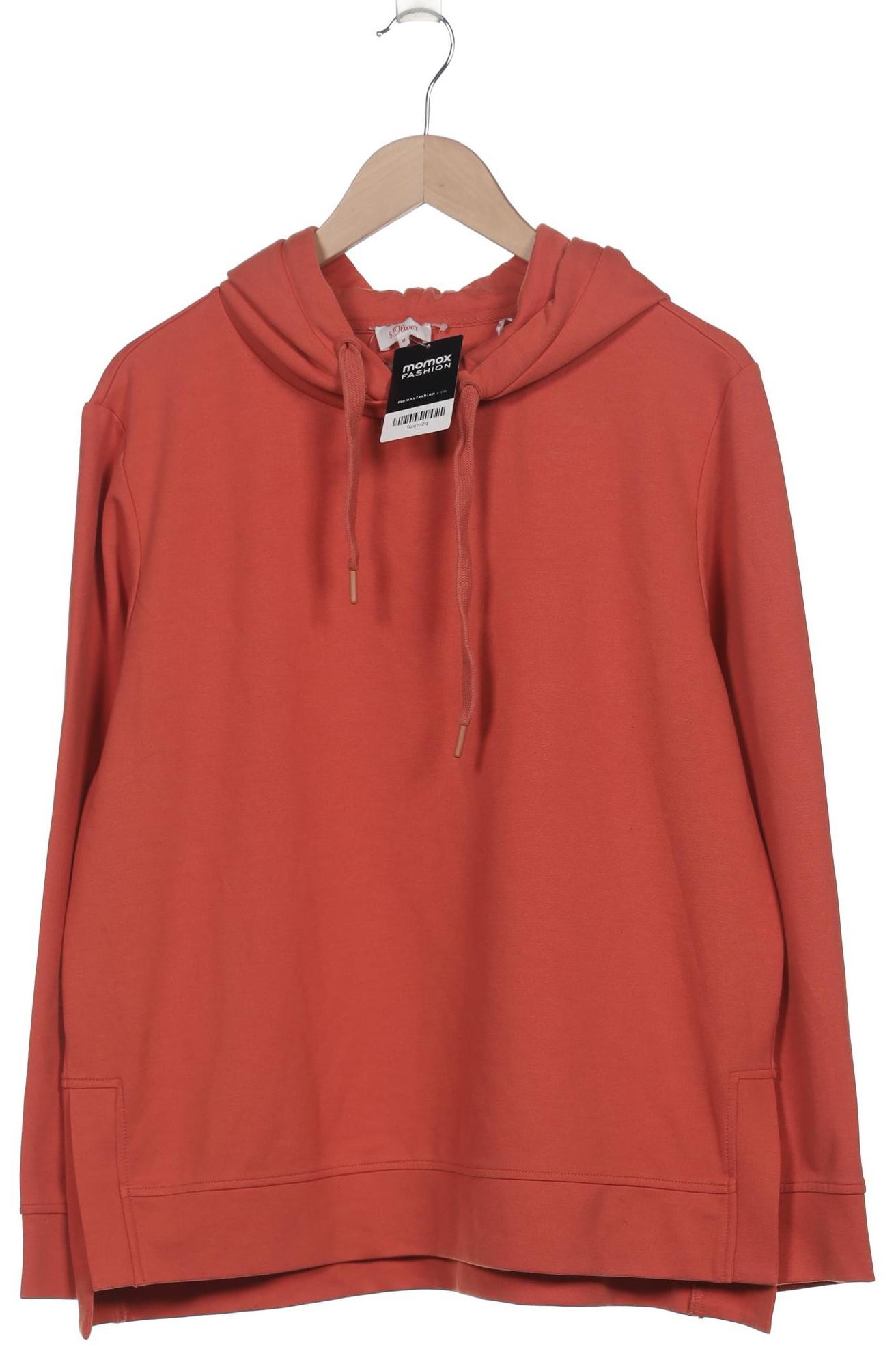 

s.Oliver Damen Kapuzenpullover, orange, Gr. 38