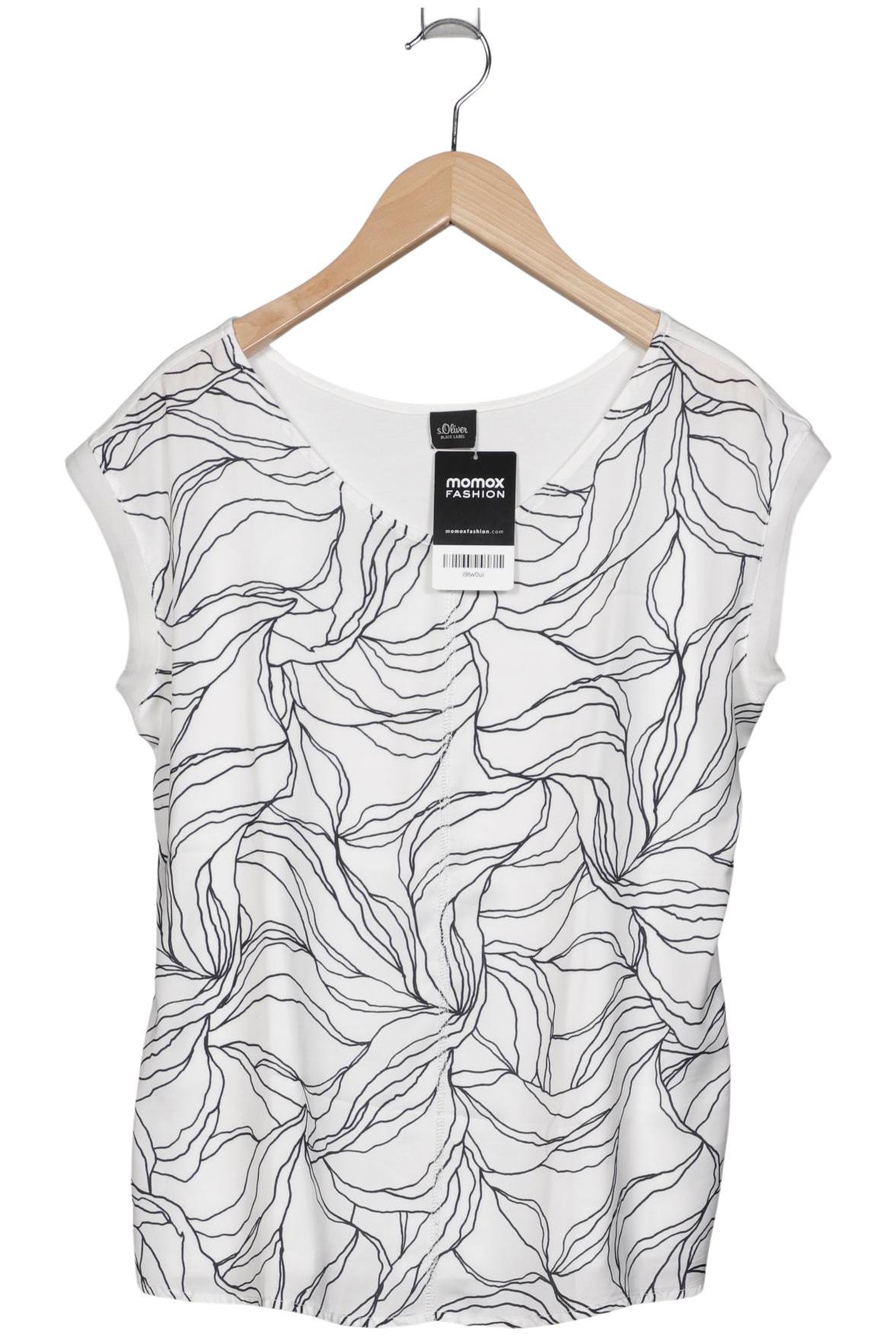 

s.Oliver Damen T-Shirt, weiß, Gr. 34