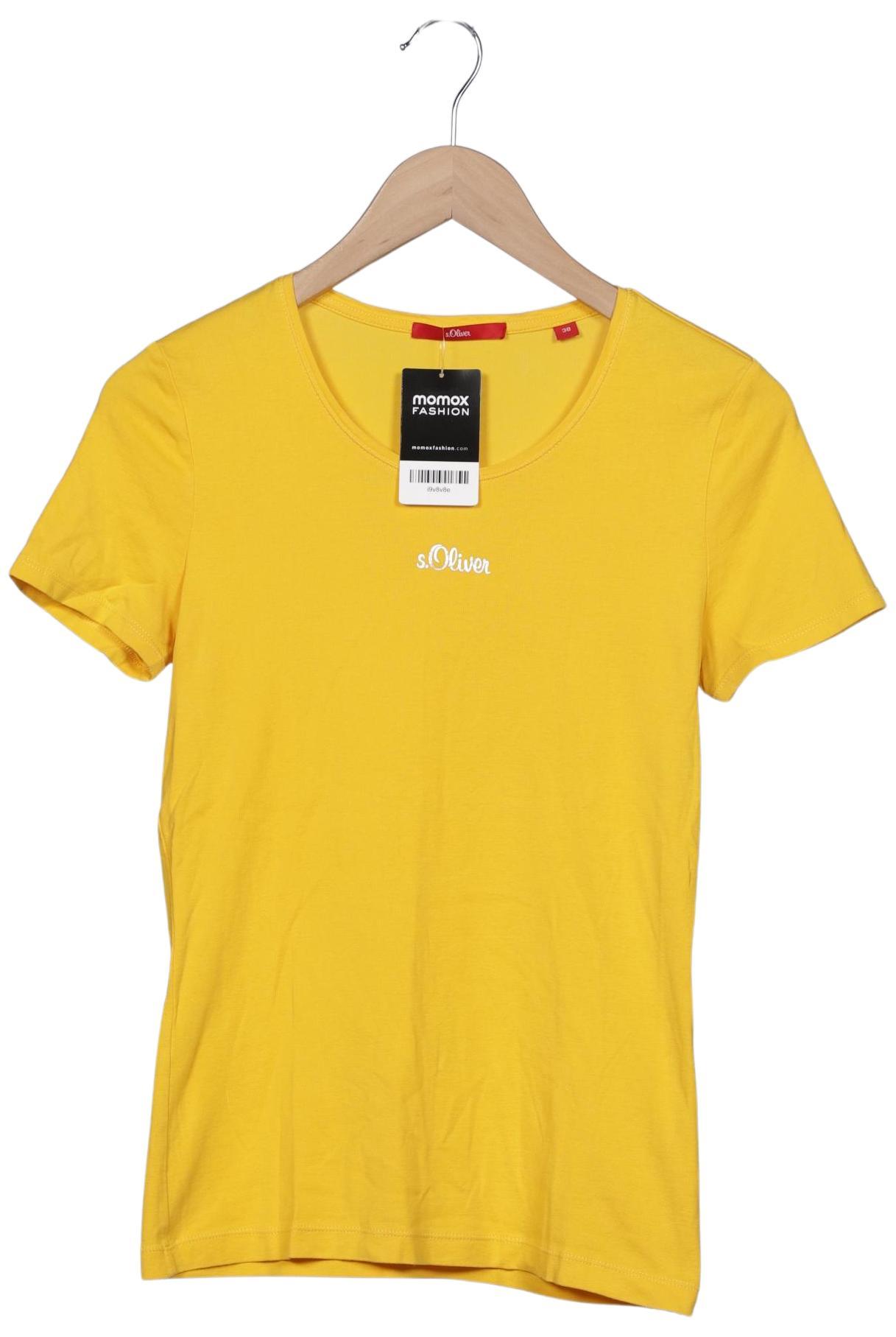

s.Oliver Damen T-Shirt, gelb, Gr. 38