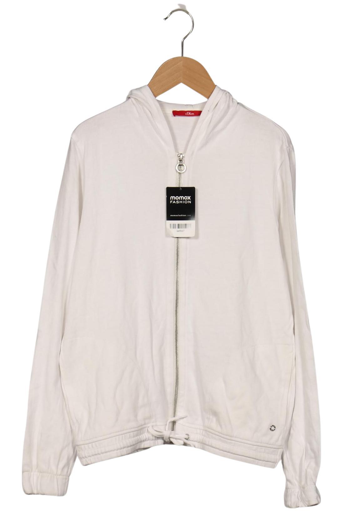 

s.Oliver Damen Kapuzenpullover, weiß, Gr. 34