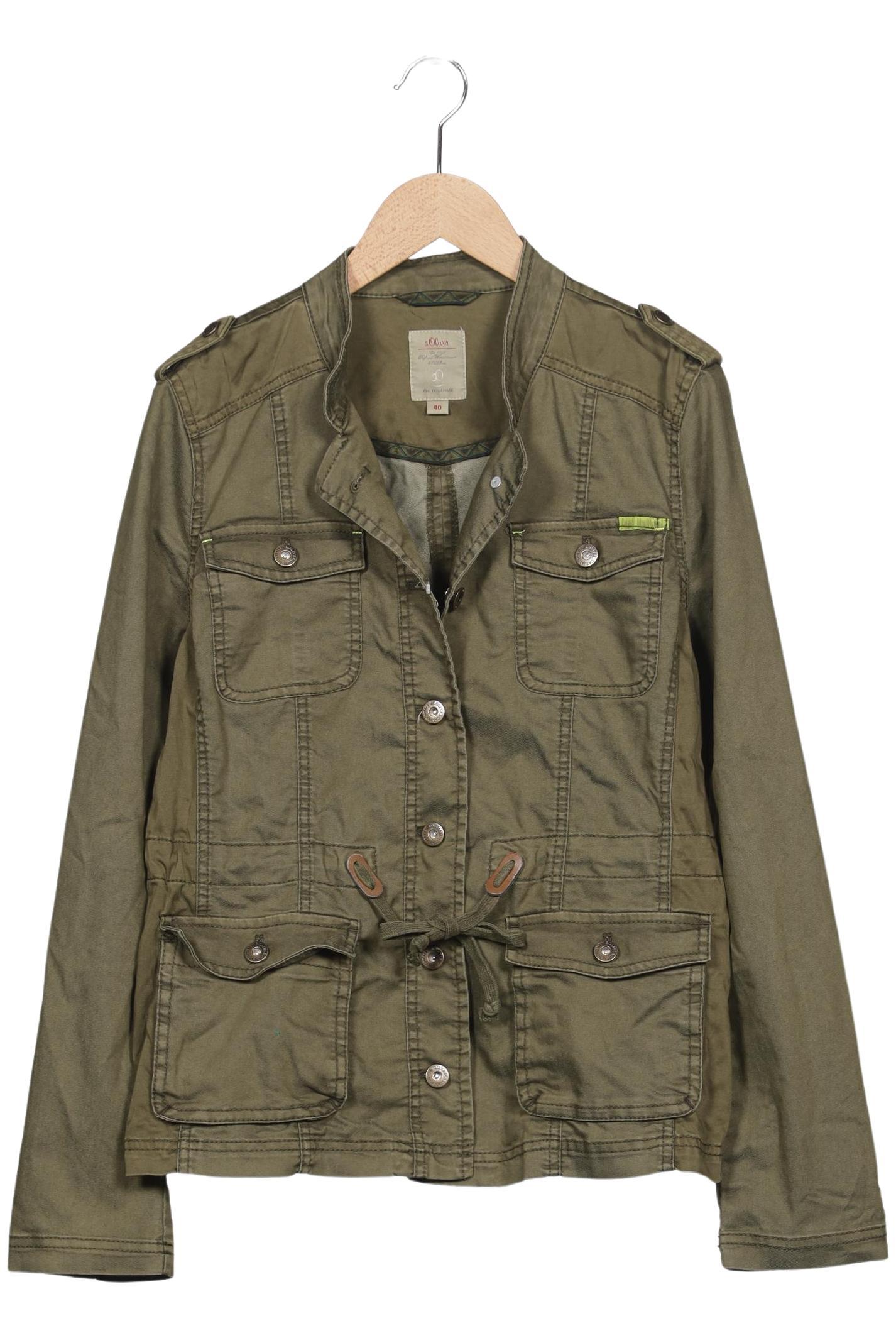 

s.Oliver Damen Jacke, grün, Gr. 40