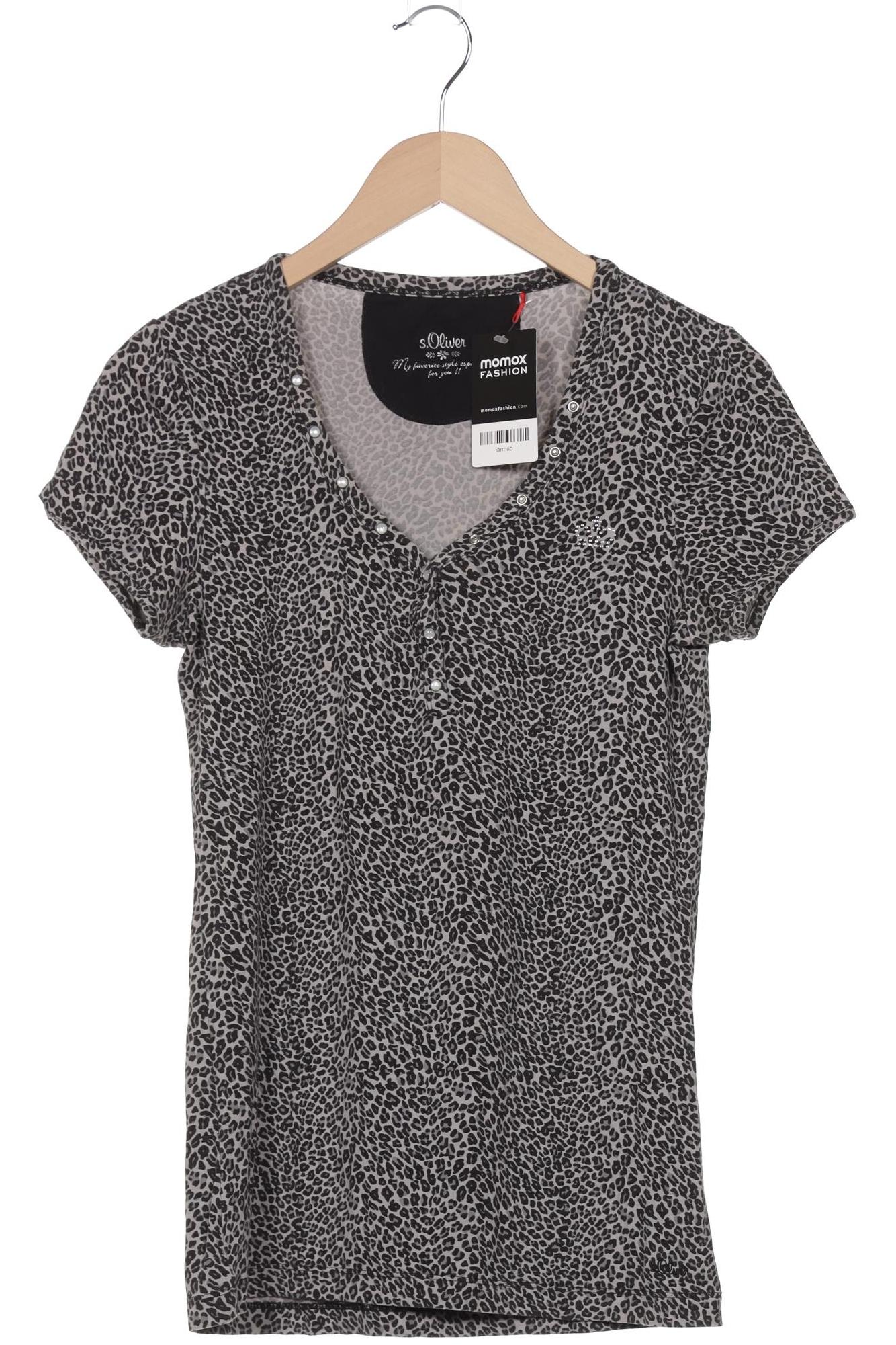 

s.Oliver Damen T-Shirt, grau, Gr. 38
