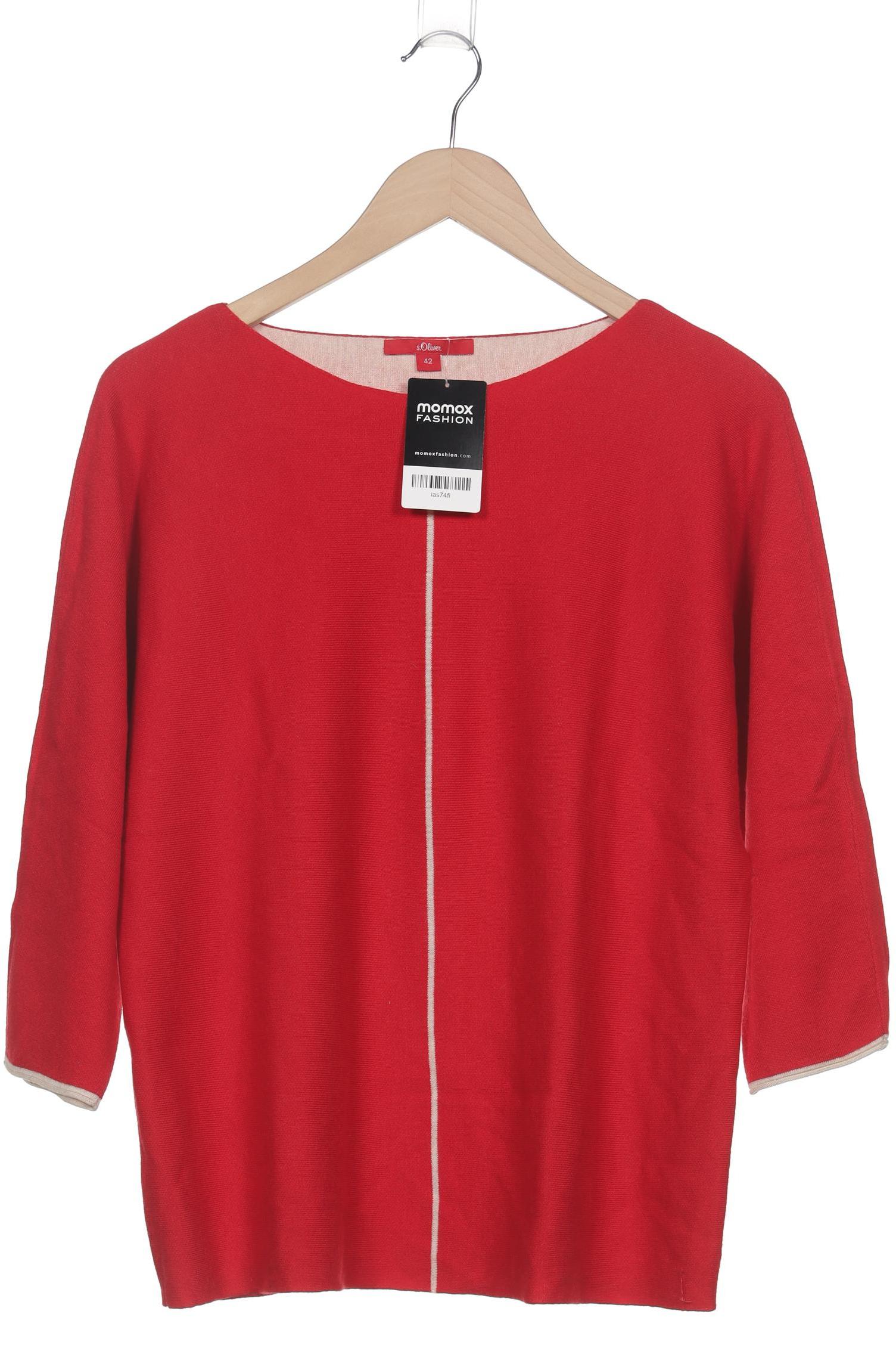 

s.Oliver Damen Pullover, rot, Gr. 42