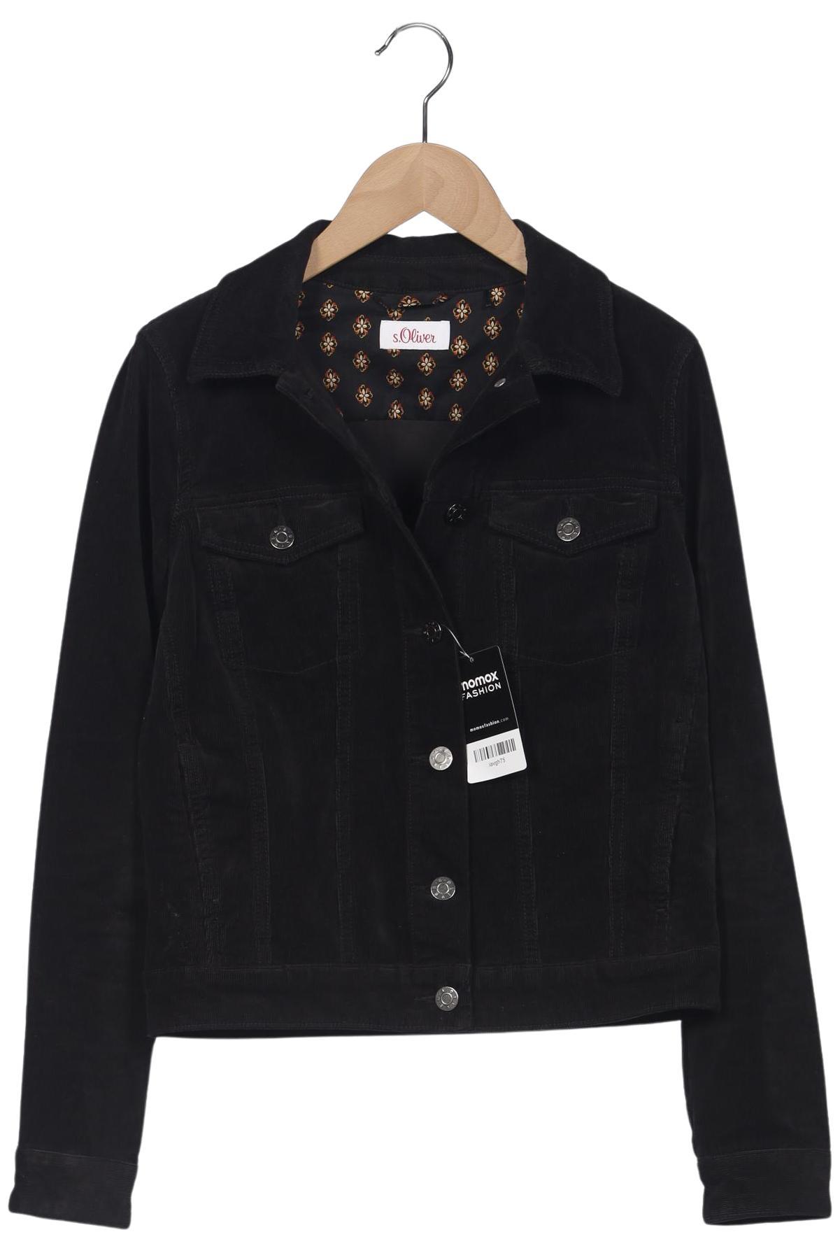 

s.Oliver Damen Jacke, schwarz, Gr. 34