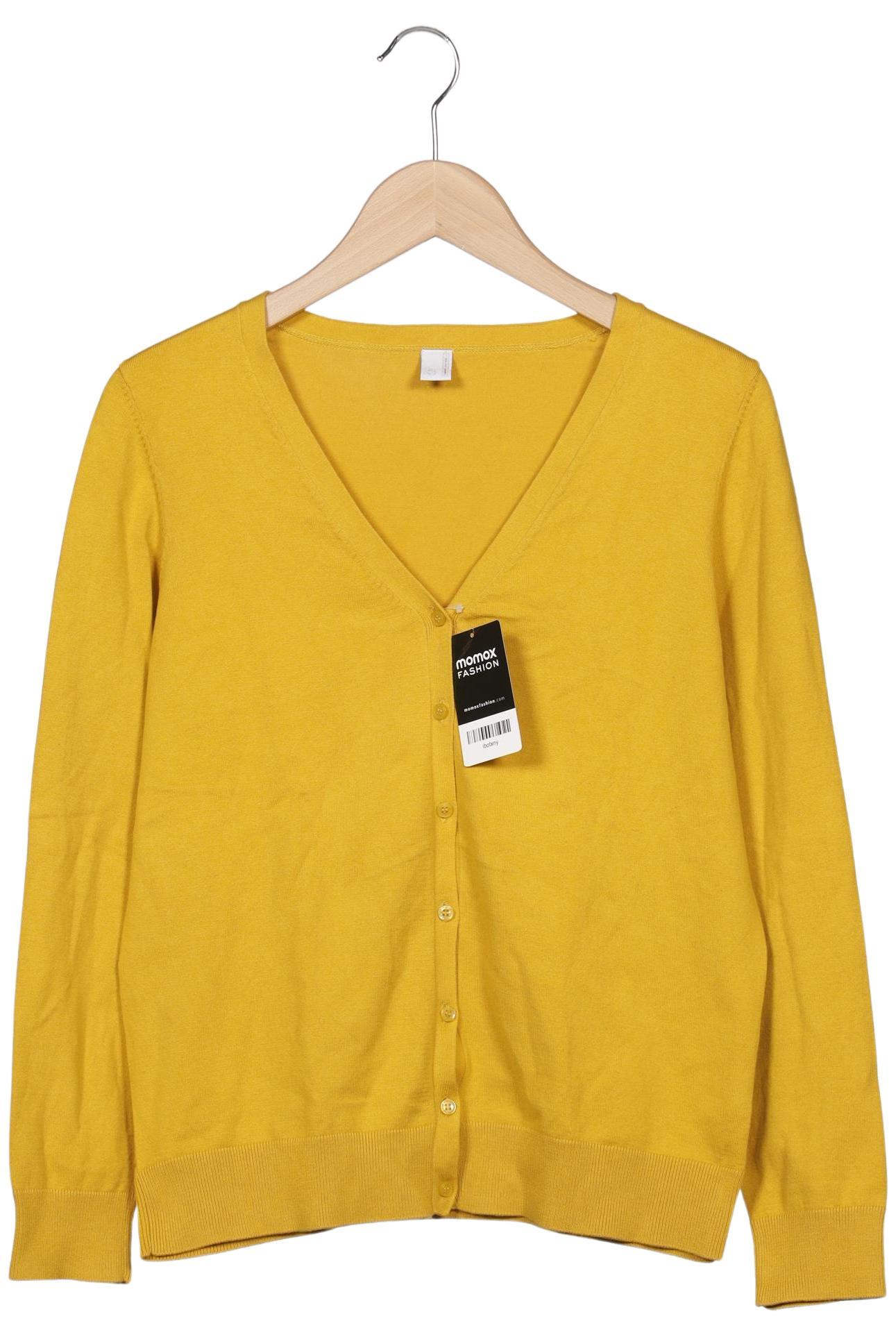 

s.Oliver Damen Strickjacke, gelb, Gr. 42