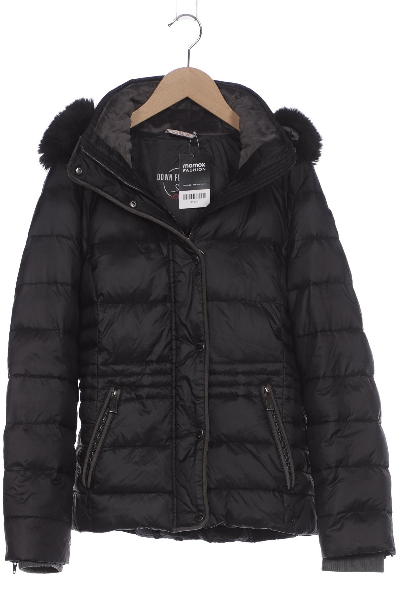 

s.Oliver Damen Jacke, schwarz, Gr. 38