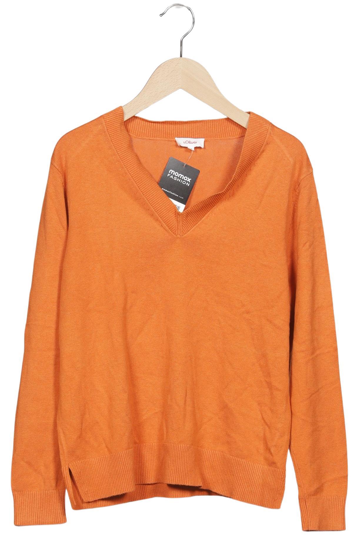 

s.Oliver Damen Pullover, orange, Gr. 38