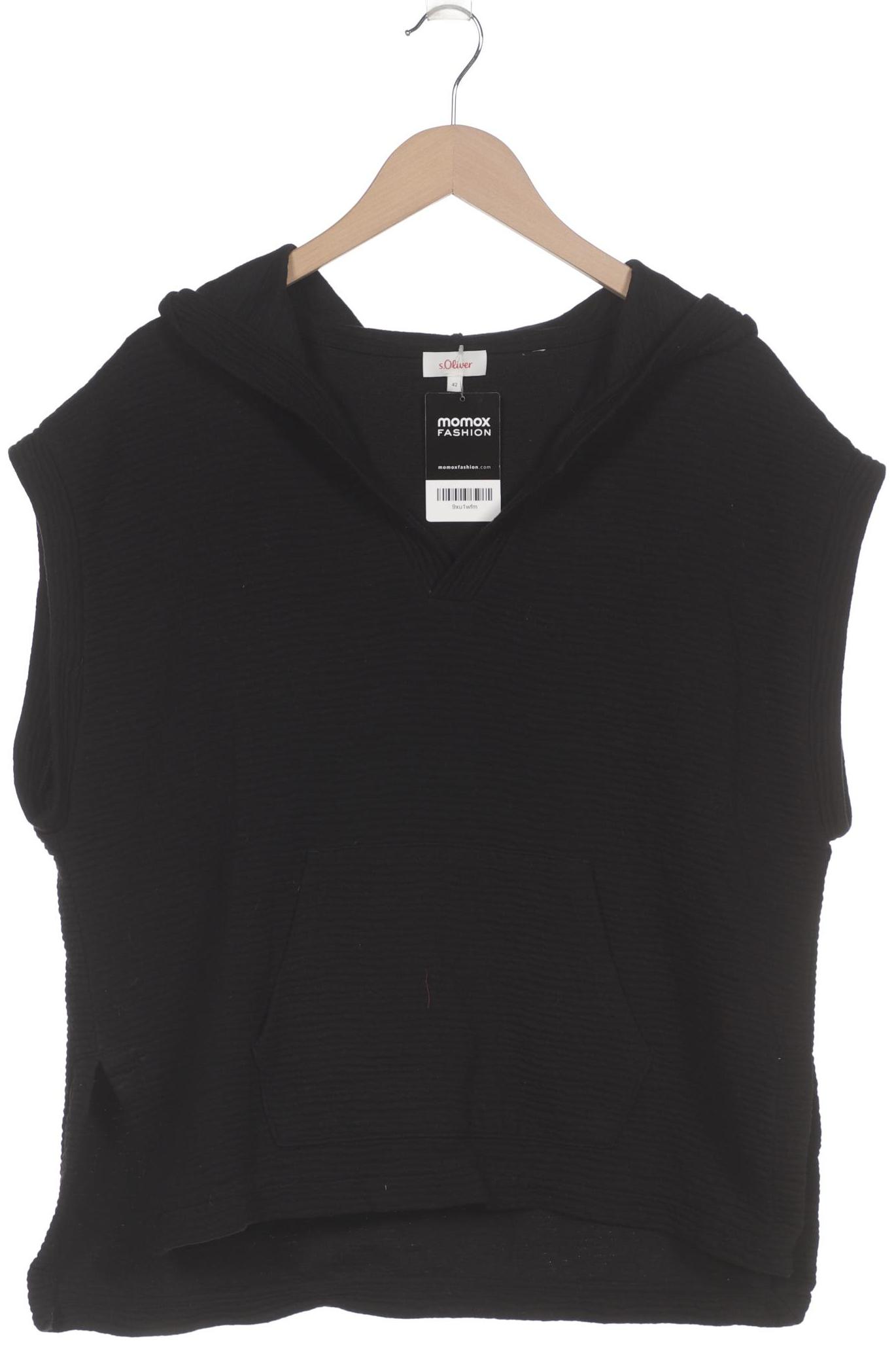 

s.Oliver Damen Kapuzenpullover, schwarz, Gr. 42