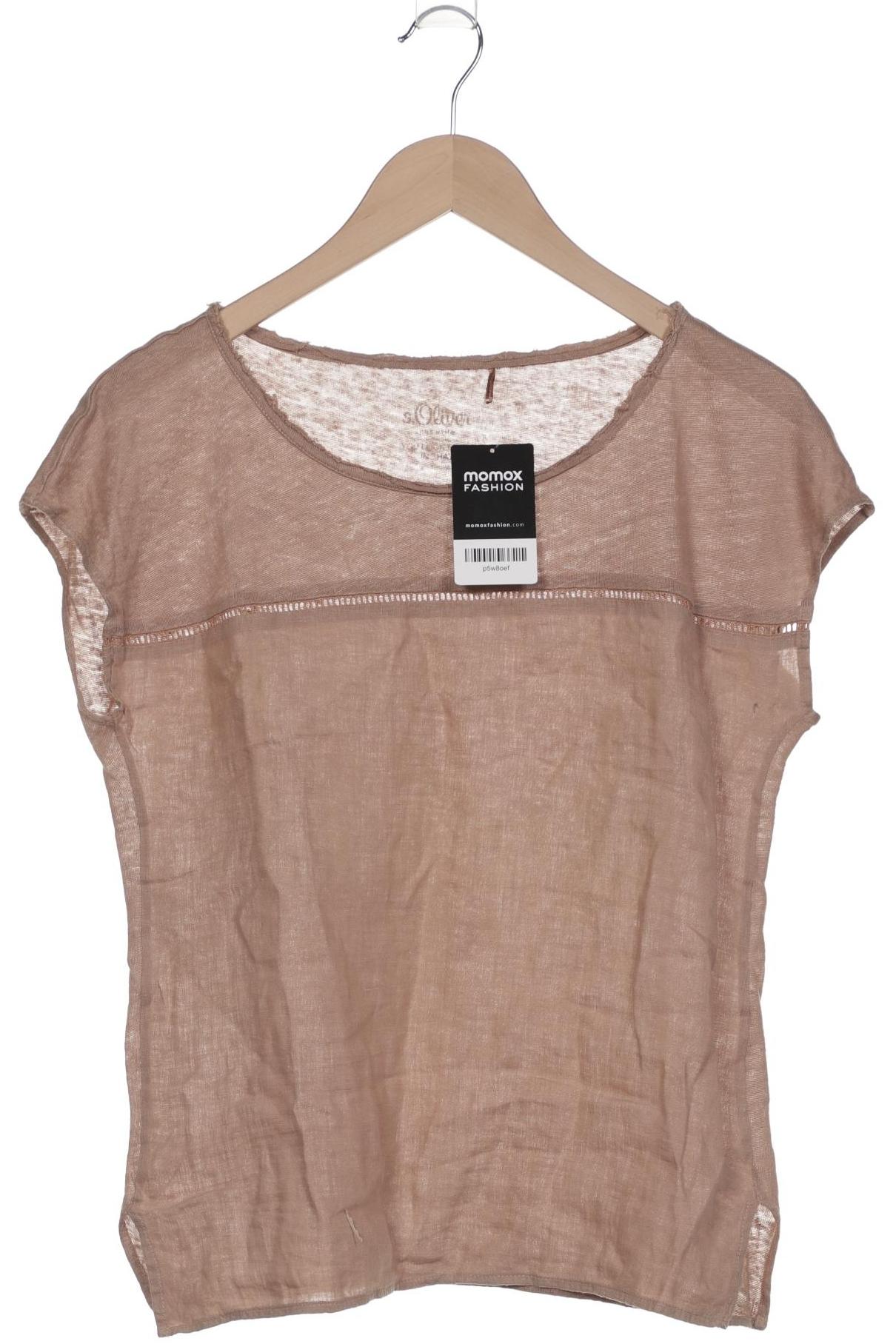 

s.Oliver Damen T-Shirt, beige, Gr. 42