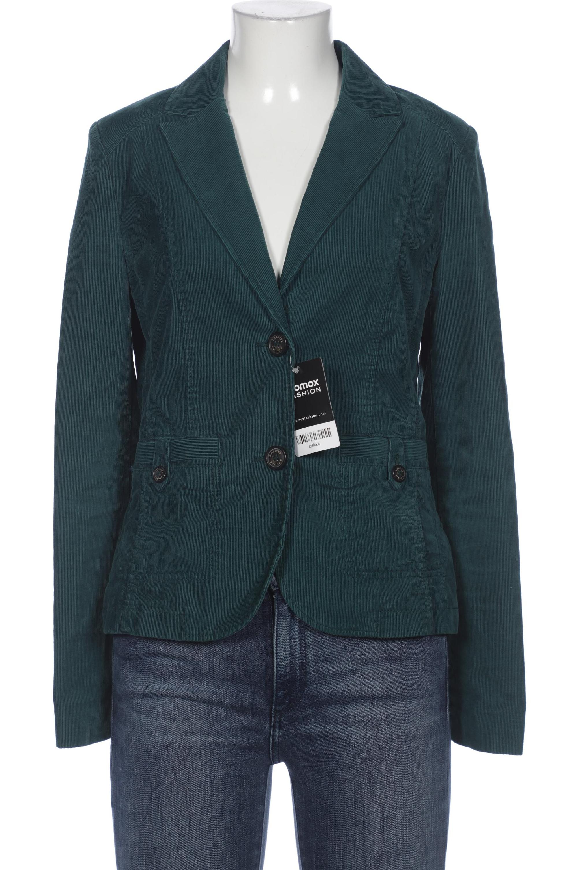 

s.Oliver Damen Blazer, grün, Gr. 36