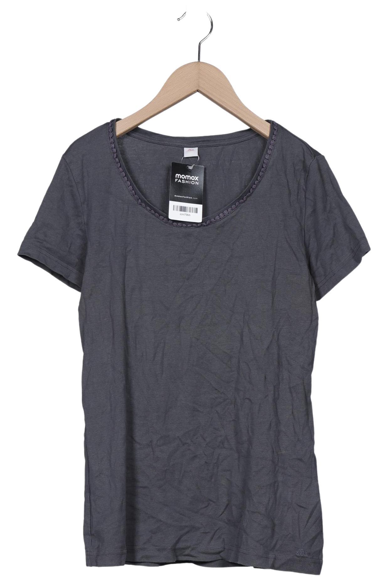 

s.Oliver Damen T-Shirt, grau, Gr. 44