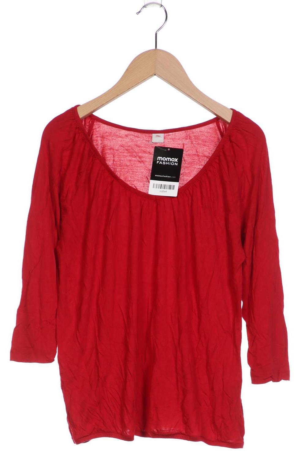 

s.Oliver Damen Langarmshirt, rot, Gr. 38