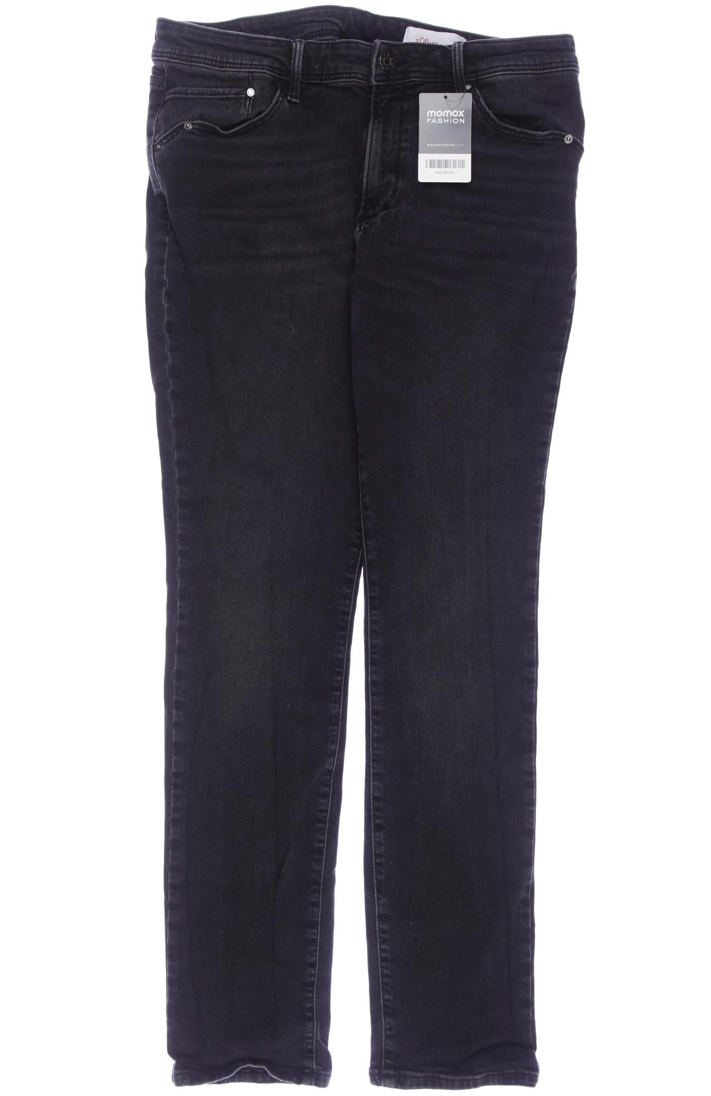

s.Oliver Damen Jeans, schwarz, Gr. 44