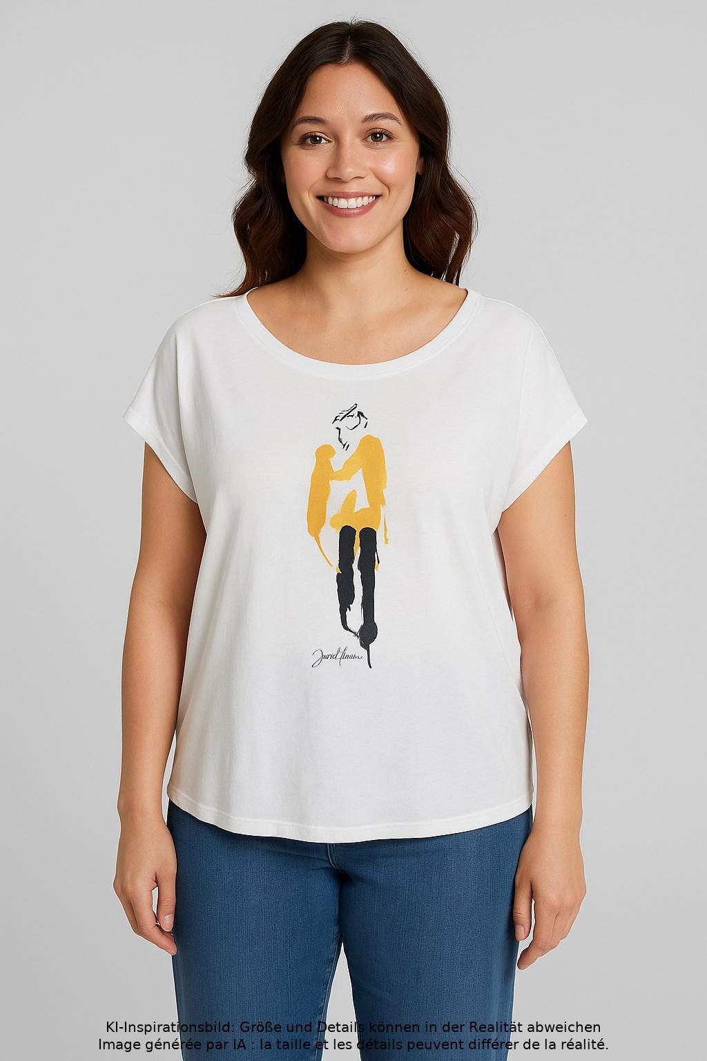 

s.Oliver Damen T-Shirt, weiß, Gr. 42