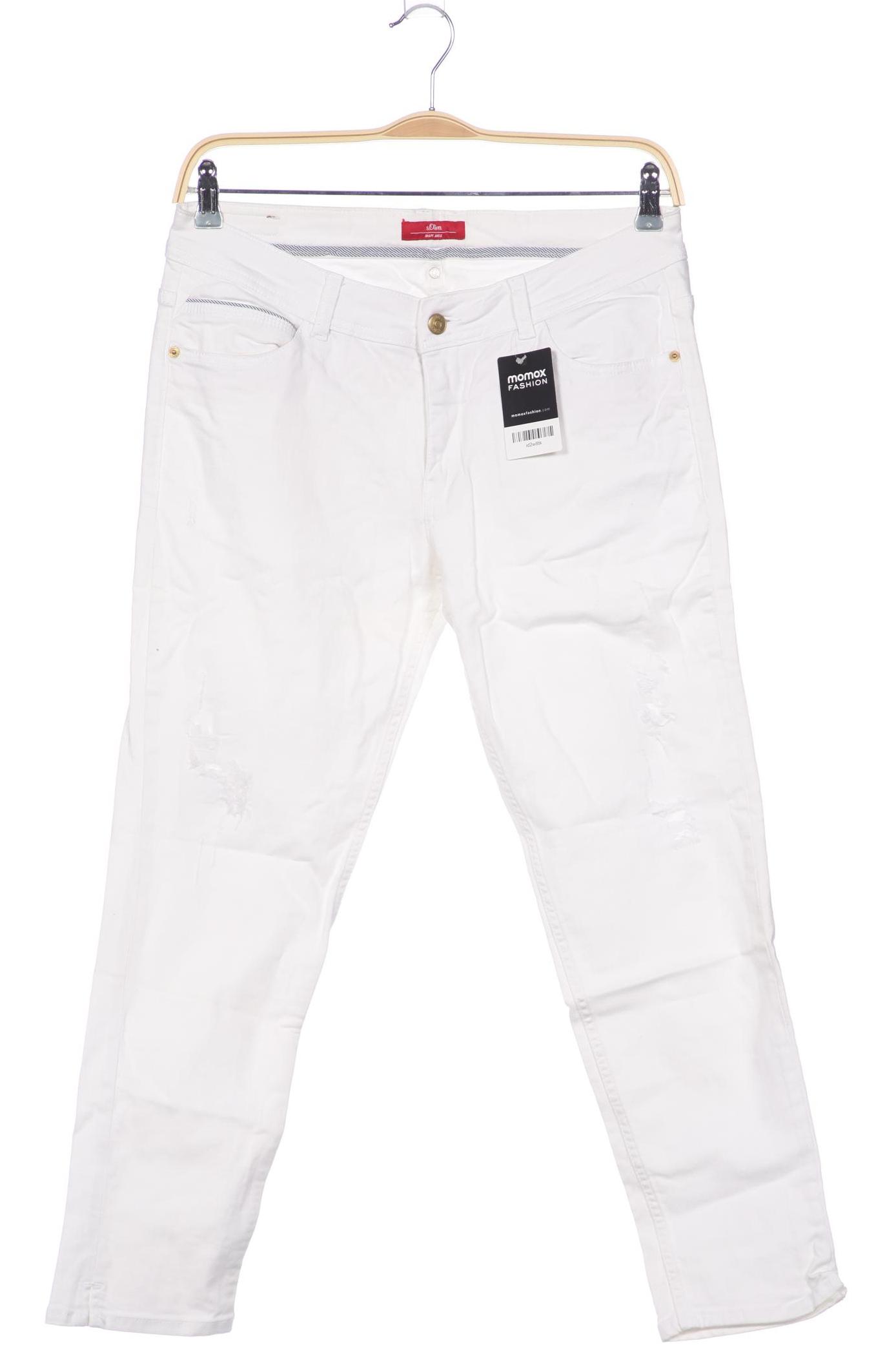 

s.Oliver Damen Jeans, cremeweiß, Gr. 42