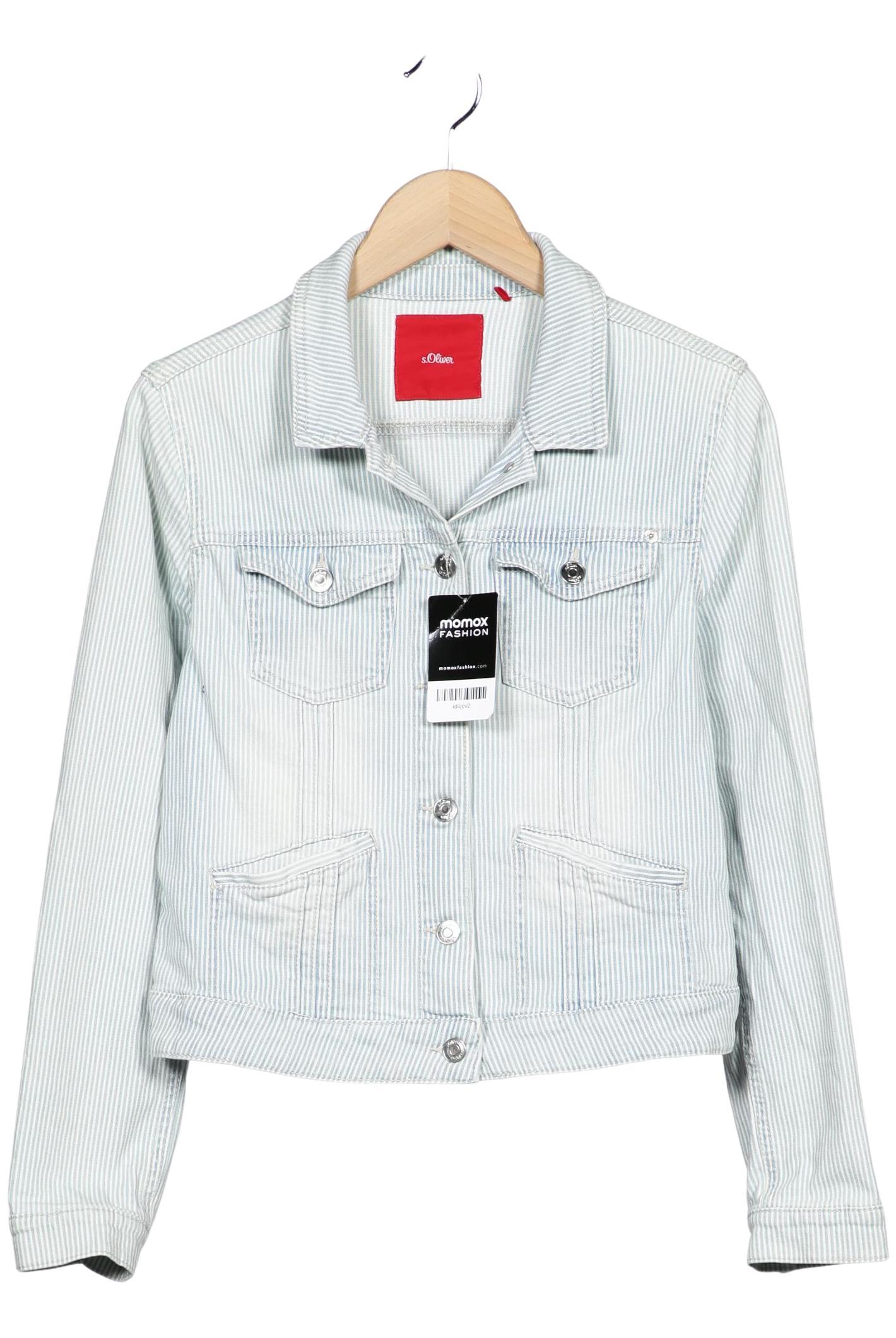 

s.Oliver Damen Jacke, hellblau, Gr. 38