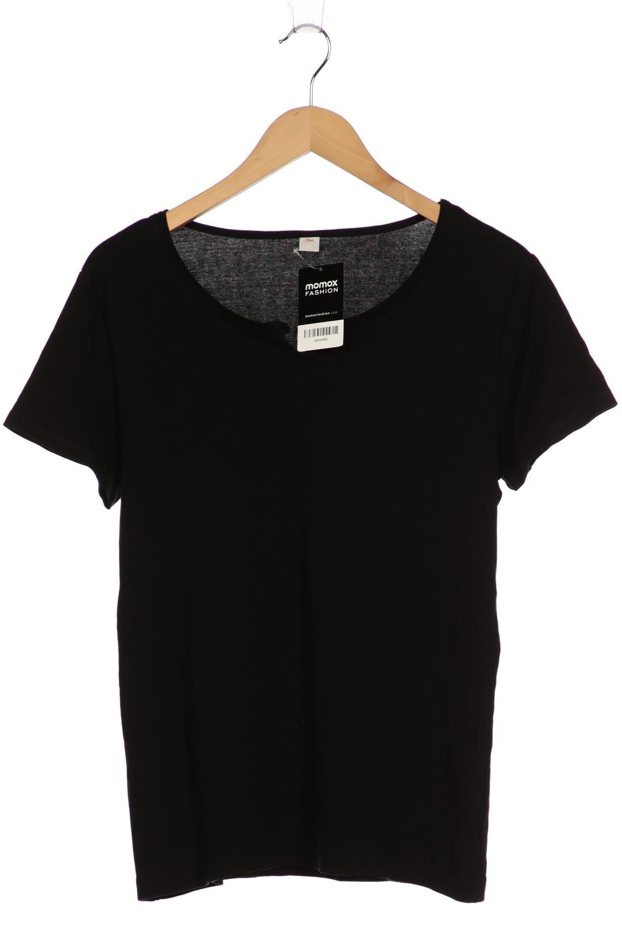 

s.Oliver Damen T-Shirt, schwarz, Gr. 46