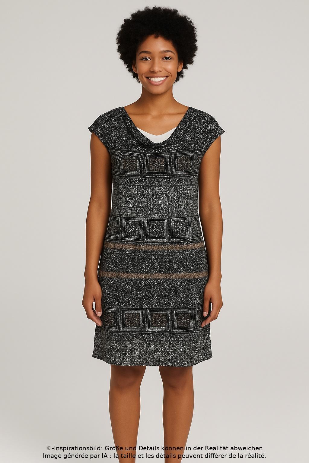 

s.Oliver Damen Kleid, mehrfarbig, Gr. 42