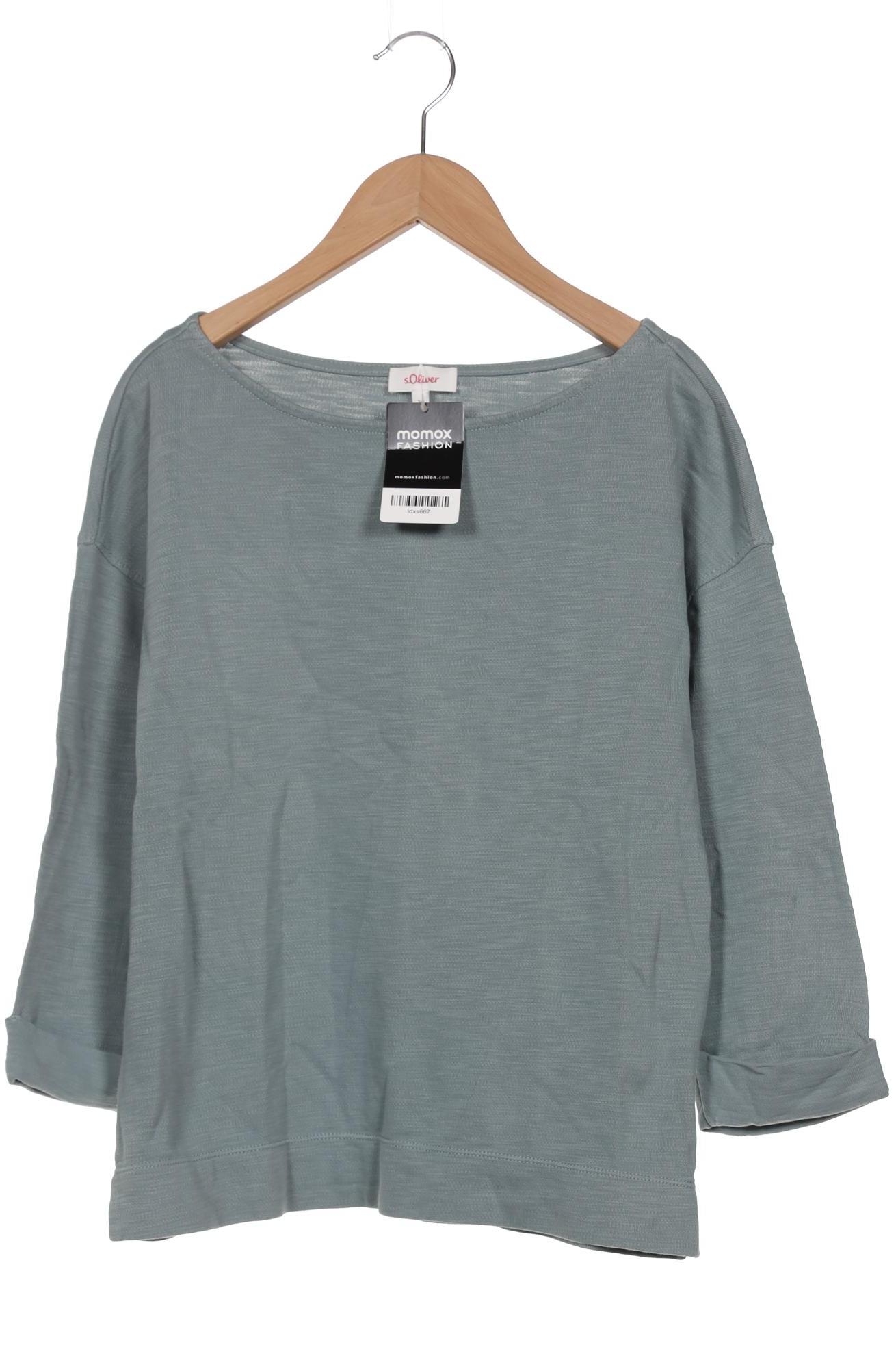 

s.Oliver Damen Langarmshirt, türkis, Gr. 34