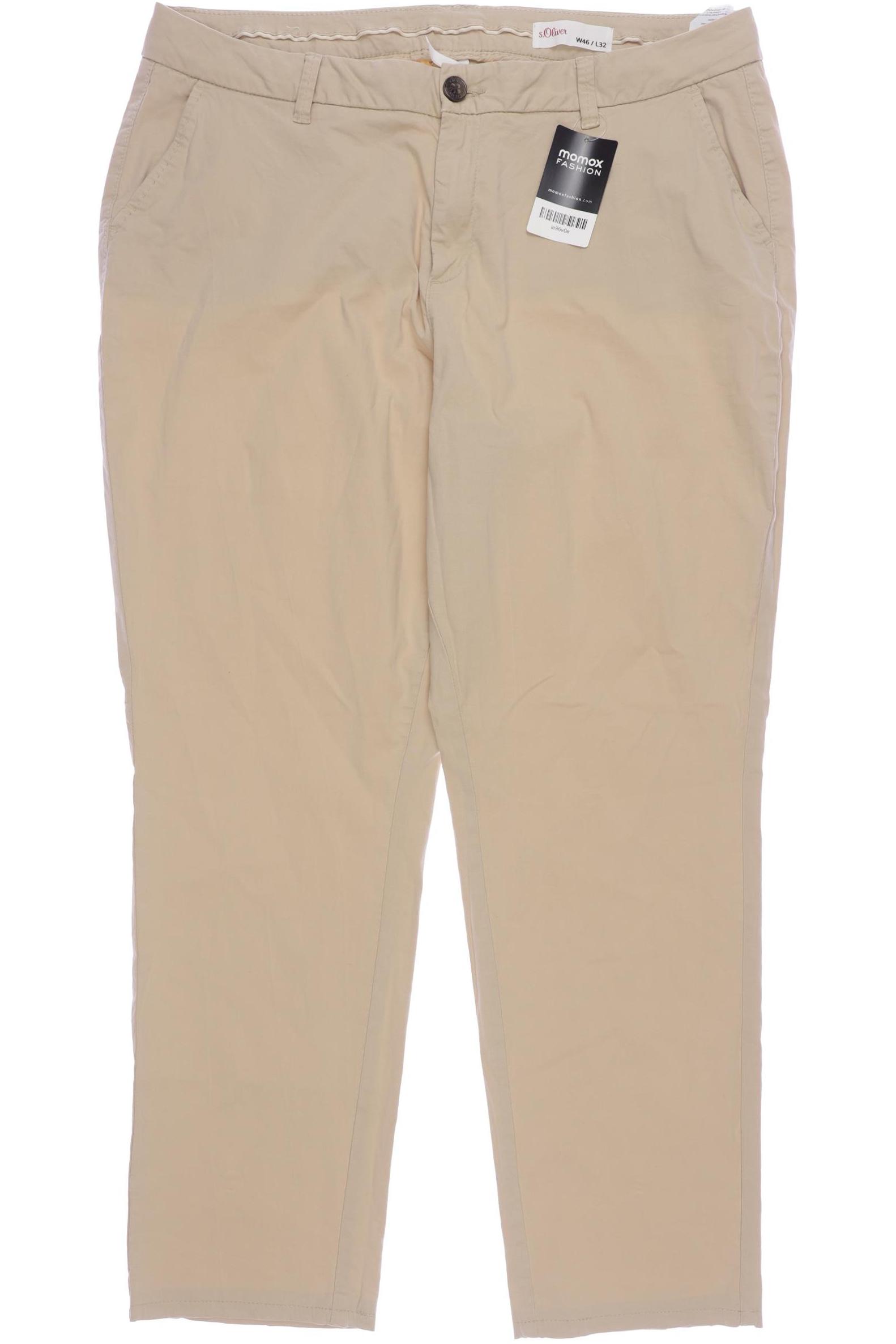 

s.Oliver Damen Stoffhose, beige, Gr. 46