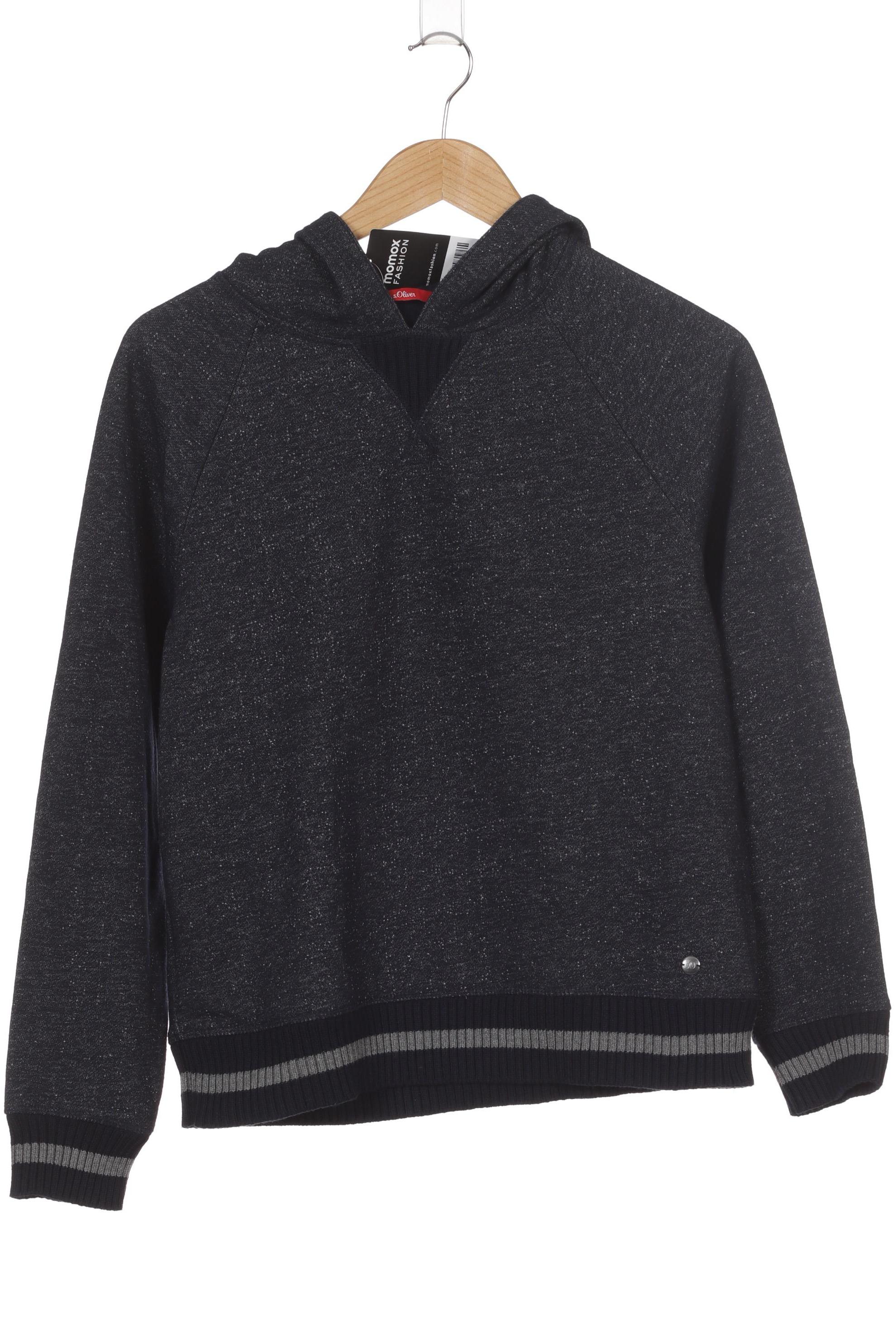 

s.Oliver Damen Kapuzenpullover, blau, Gr. 40