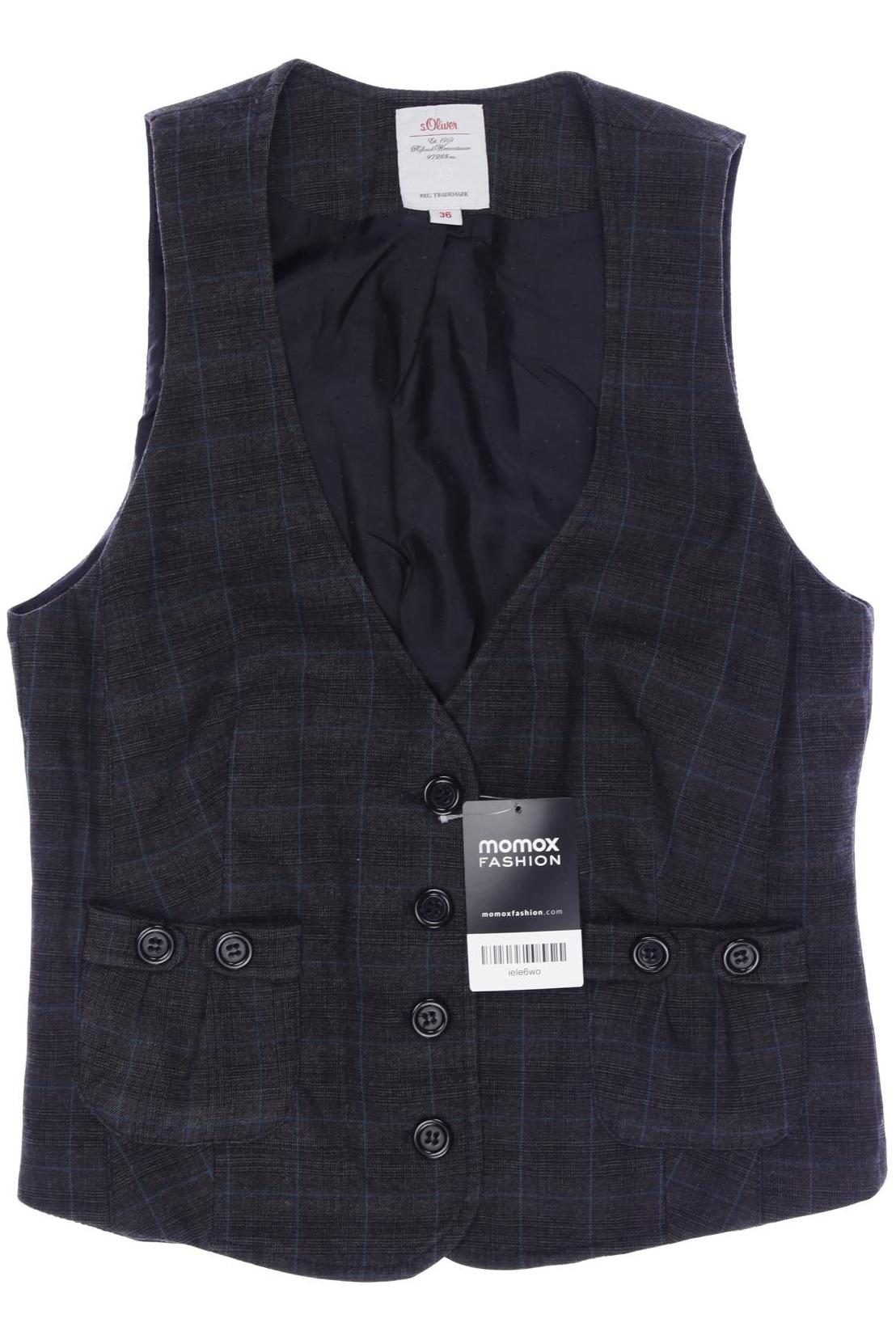 

s.Oliver Damen Weste, grau, Gr. 36