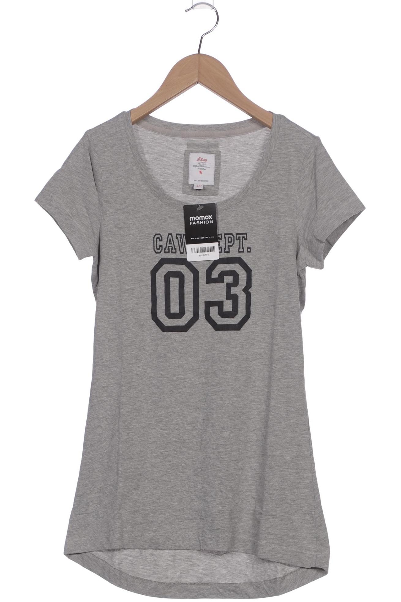 

s.Oliver Damen T-Shirt, grau, Gr. 36