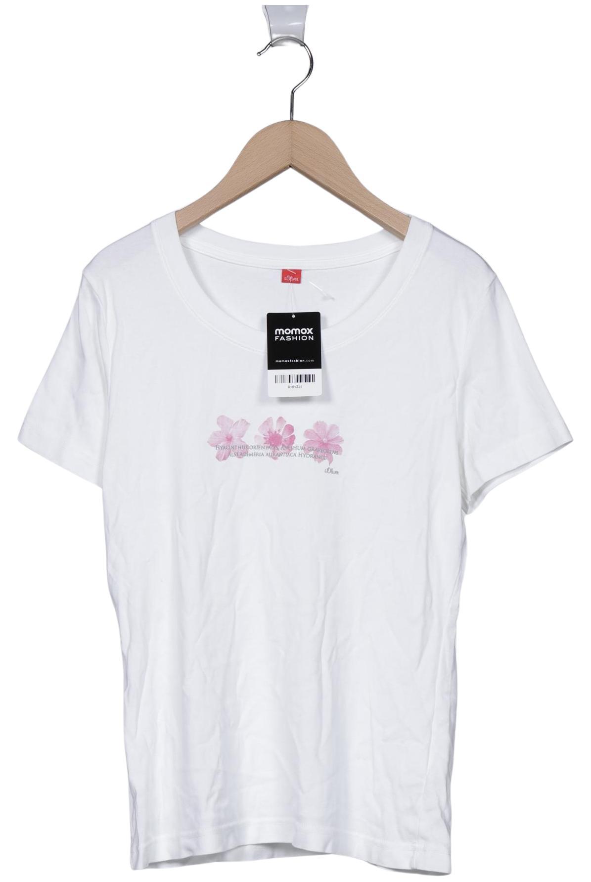 

s.Oliver Damen T-Shirt, weiß, Gr. 38