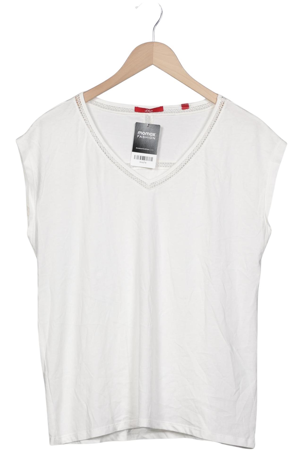 

s.Oliver Damen T-Shirt, weiß, Gr. 42