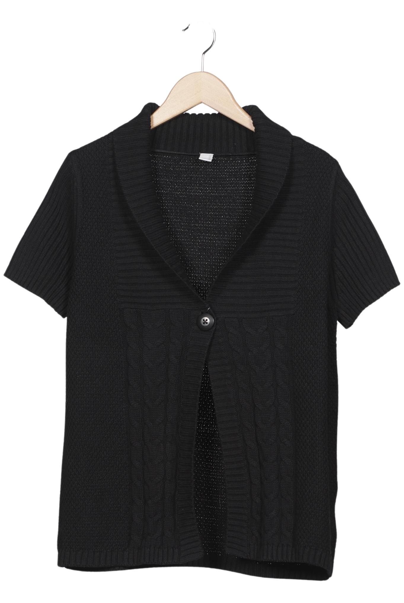 

s.Oliver Damen Strickjacke, schwarz, Gr. 46