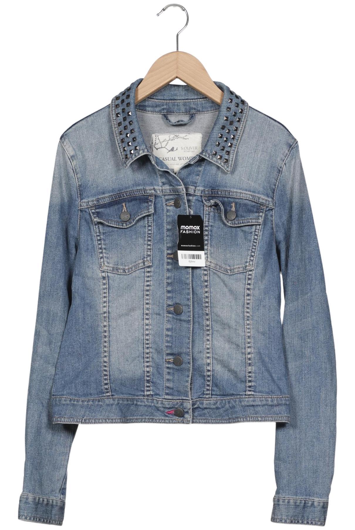 

s.Oliver Damen Jacke, blau, Gr. 38