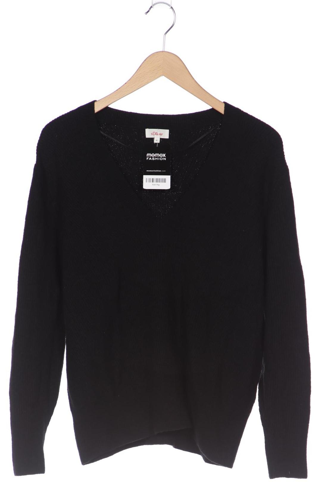 

s.Oliver Damen Pullover, schwarz