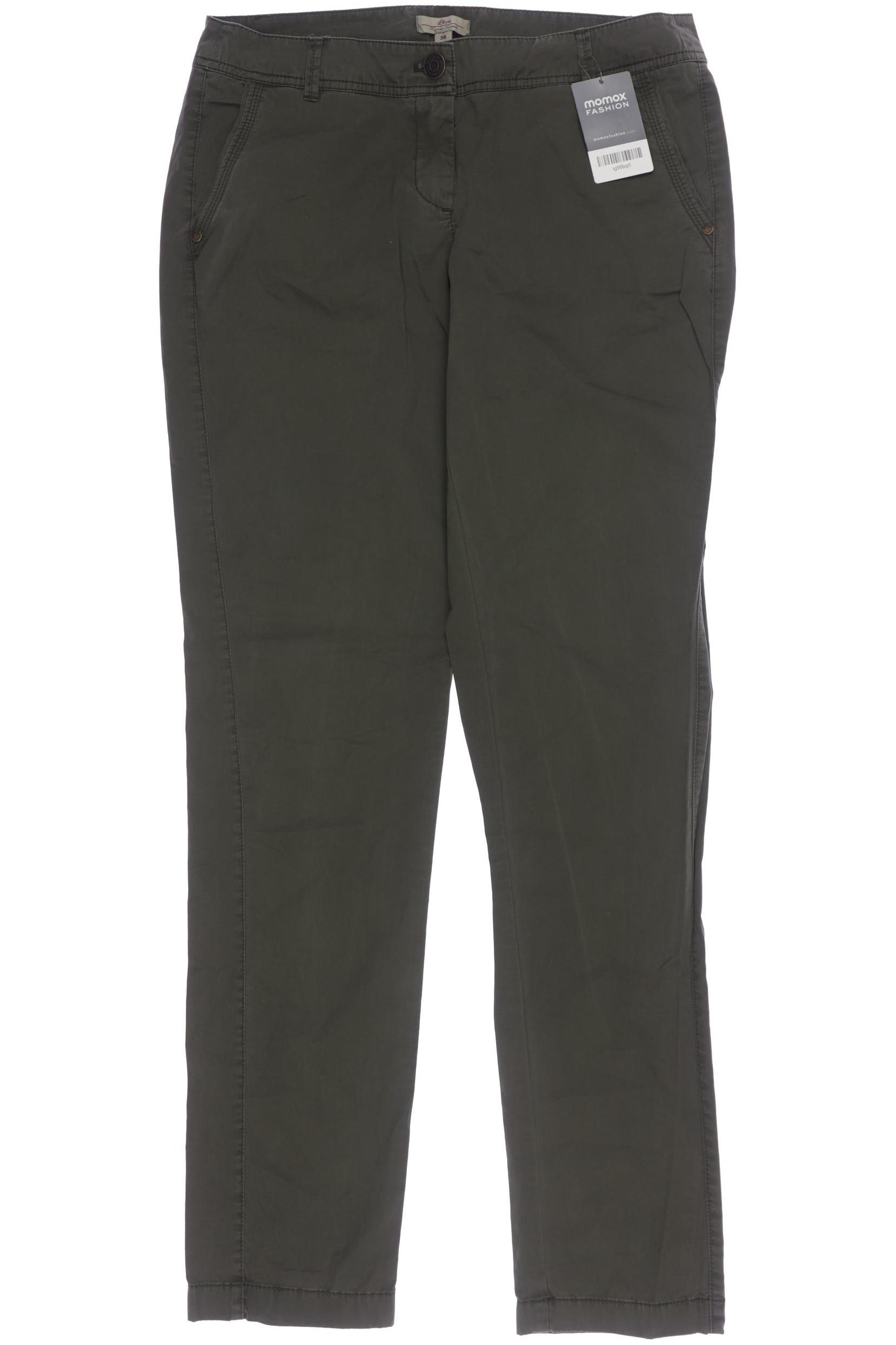 

s.Oliver Damen Stoffhose, grün, Gr. 38