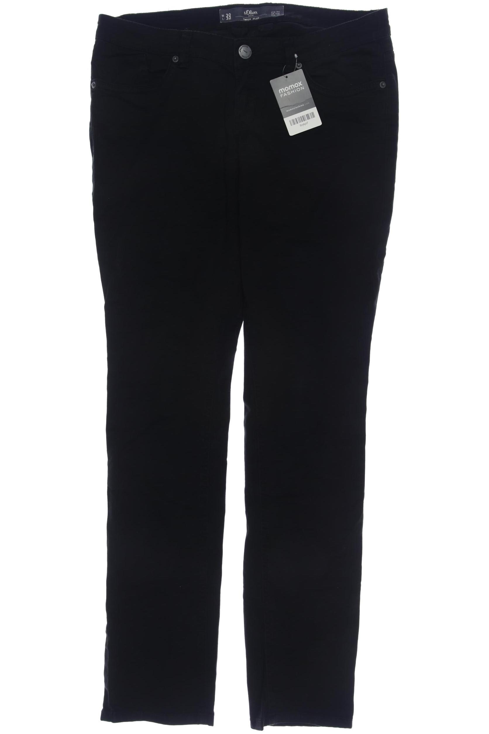 

s.Oliver Damen Jeans, schwarz, Gr. 30