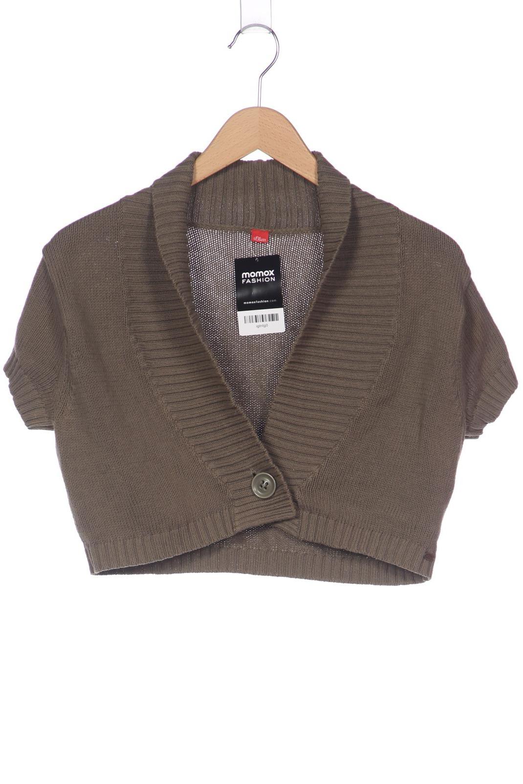 

s.Oliver Damen Strickjacke, grün, Gr. 40