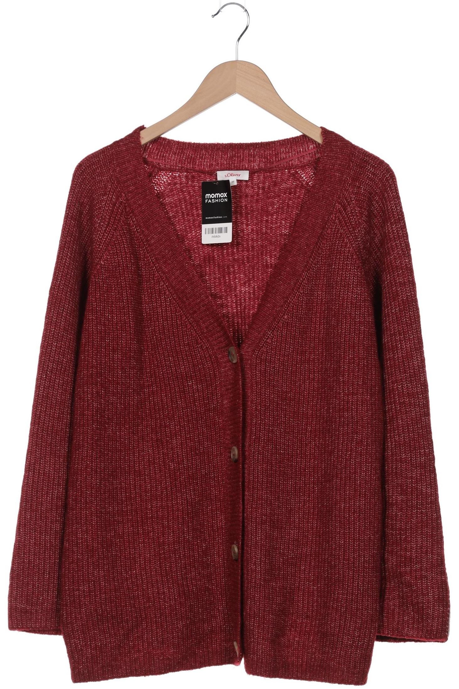 

s.Oliver Damen Strickjacke, rot, Gr. 46