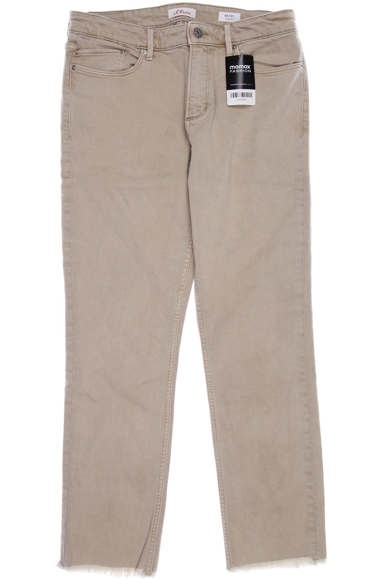 

s.Oliver Damen Jeans, beige, Gr. 40