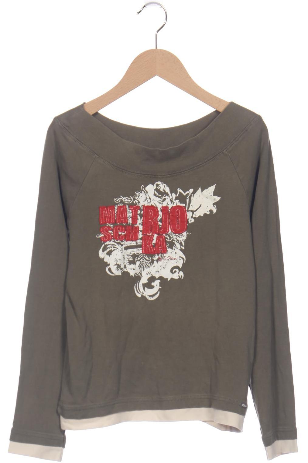 

s.Oliver Damen Langarmshirt, grün, Gr. 38